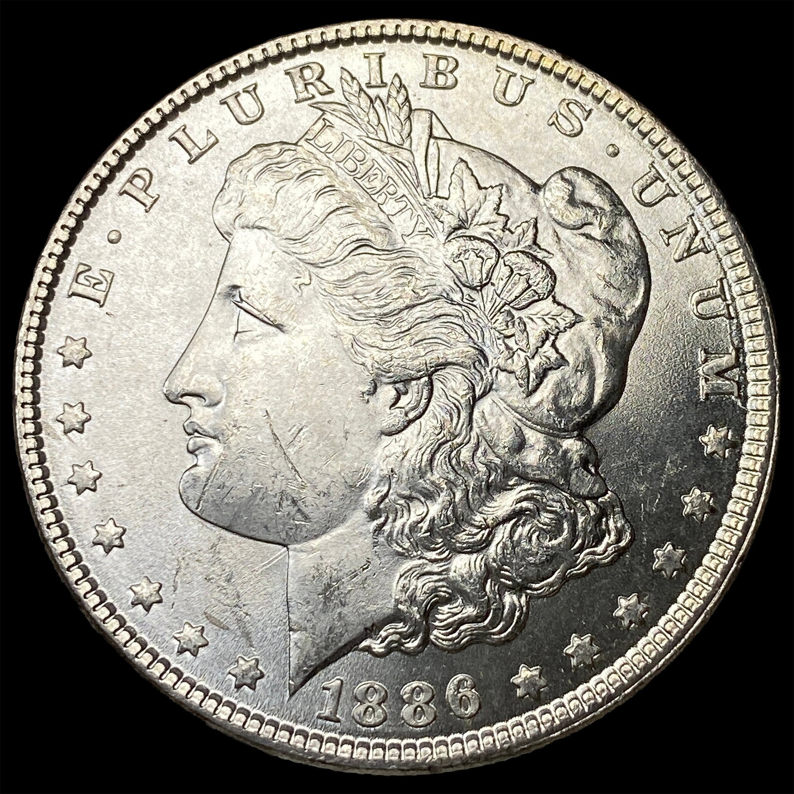 1886 Silver Morgan Dollar UNCIRCULATED: 1886 Silver Morgan Dollar UNCIRCULATED