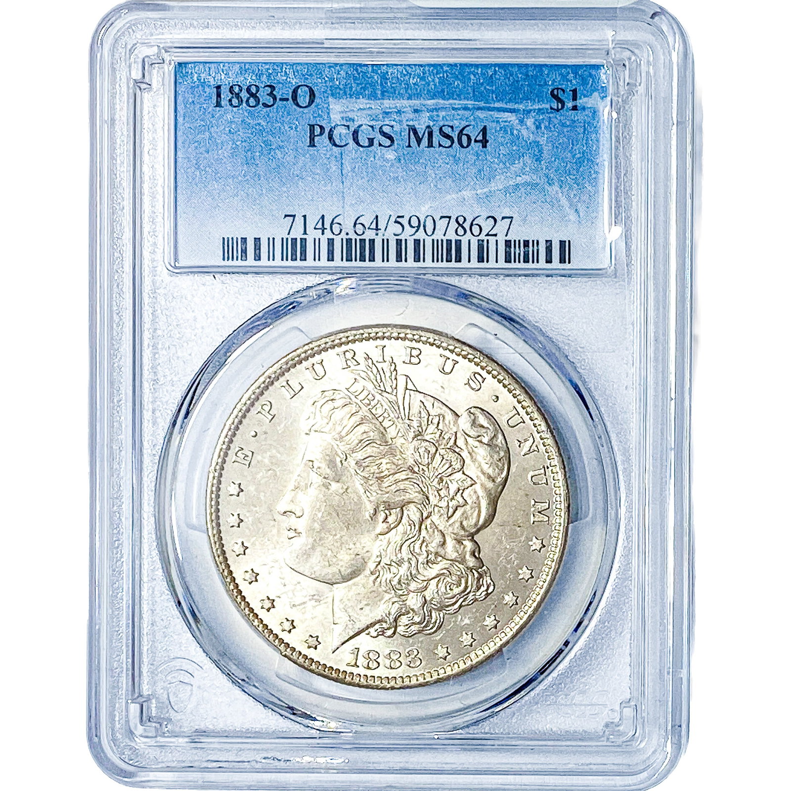 1883-O Morgan Silver Dollar PCGS MS64: 1883-O Morgan Silver Dollar PCGS MS64