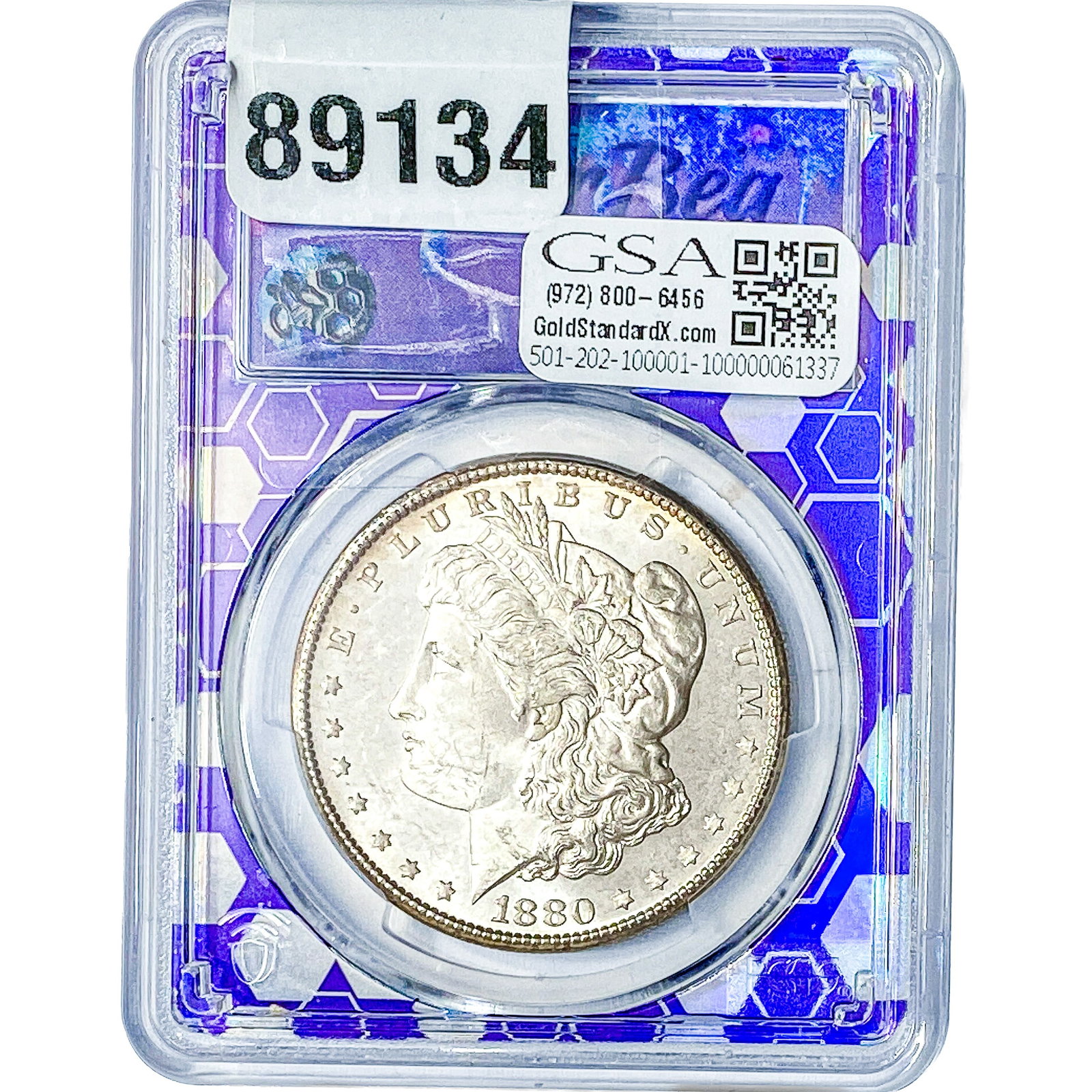 1880-S Morgan Silver Dollar PCGS MS64: 1880-S Morgan Silver Dollar PCGS MS64