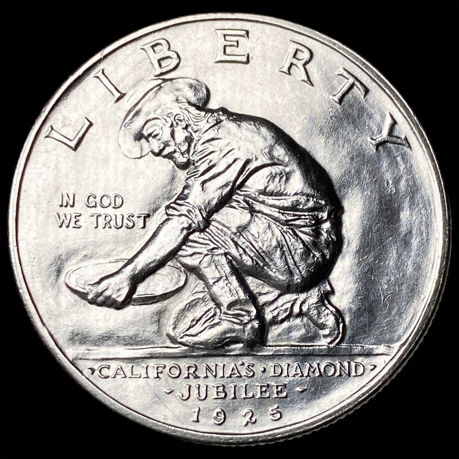 1925-S Silver California Jubilee Half Dollar UNCIRCULATED (1 of 2)