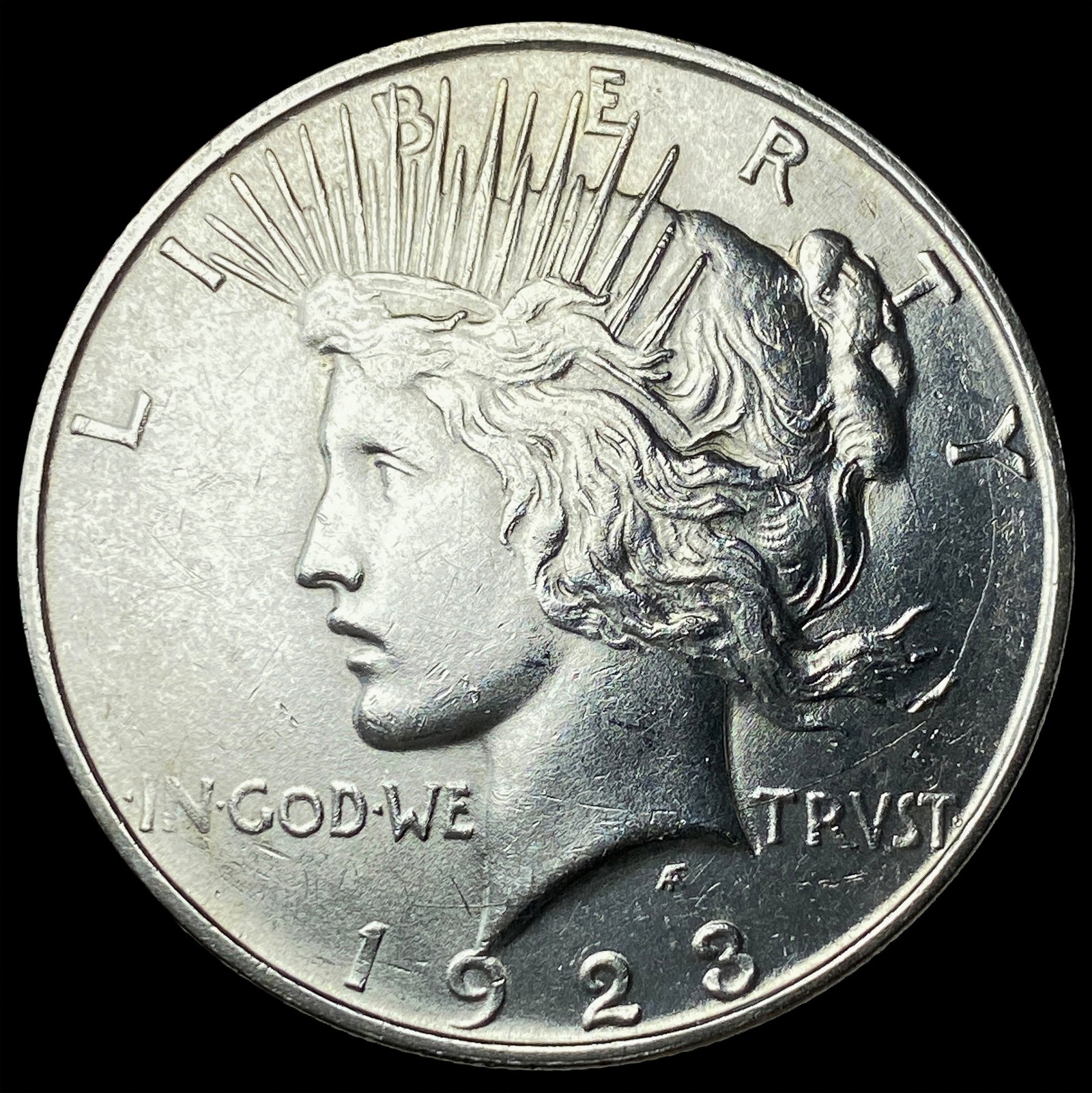 1923-D Silver Peace Dollar UNCIRCULATED: 1923-D Silver Peace Dollar UNCIRCULATED