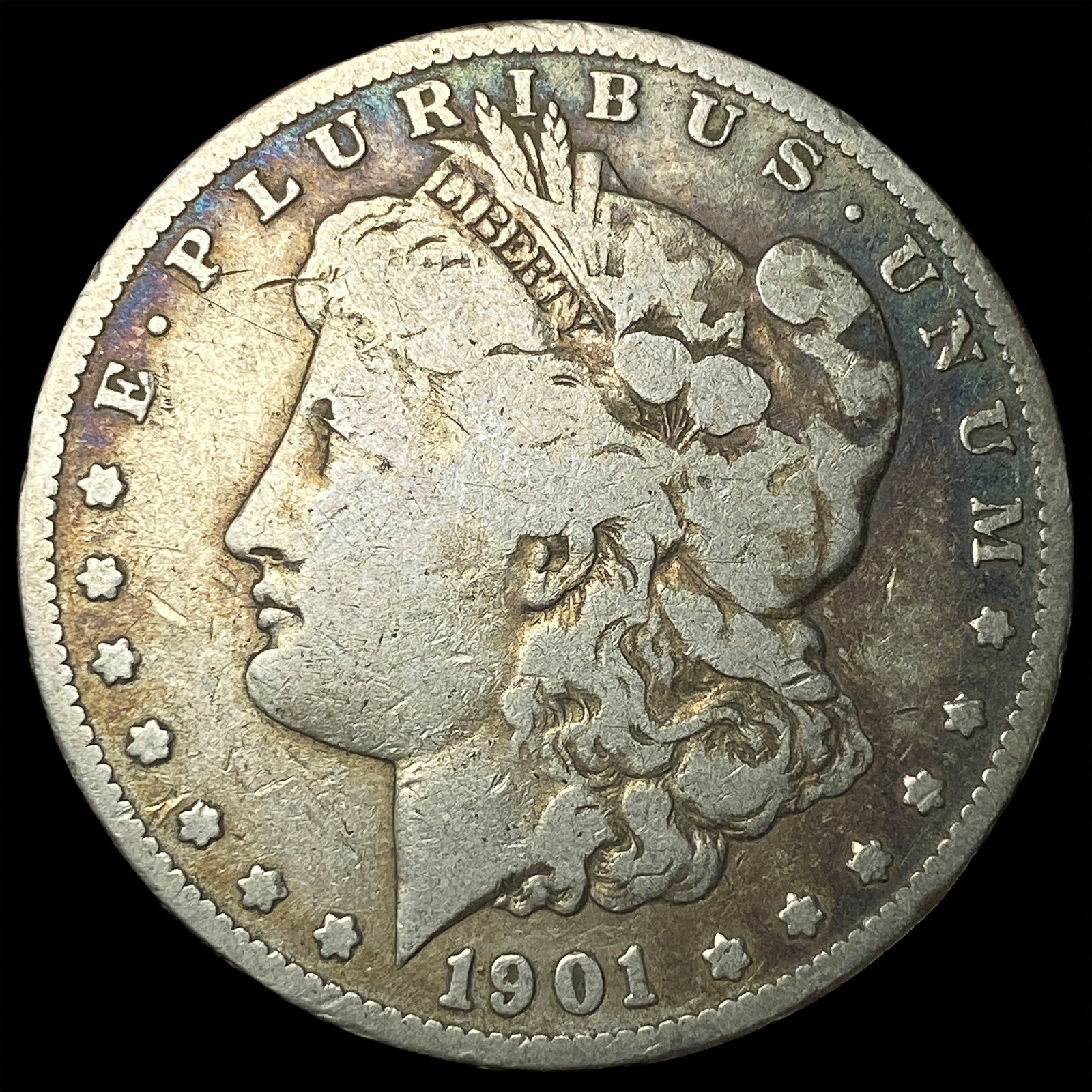 1901-S Silver Morgan Dollar NICELY CIRCULATED: 1901-S Silver Morgan Dollar NICELY CIRCULATED