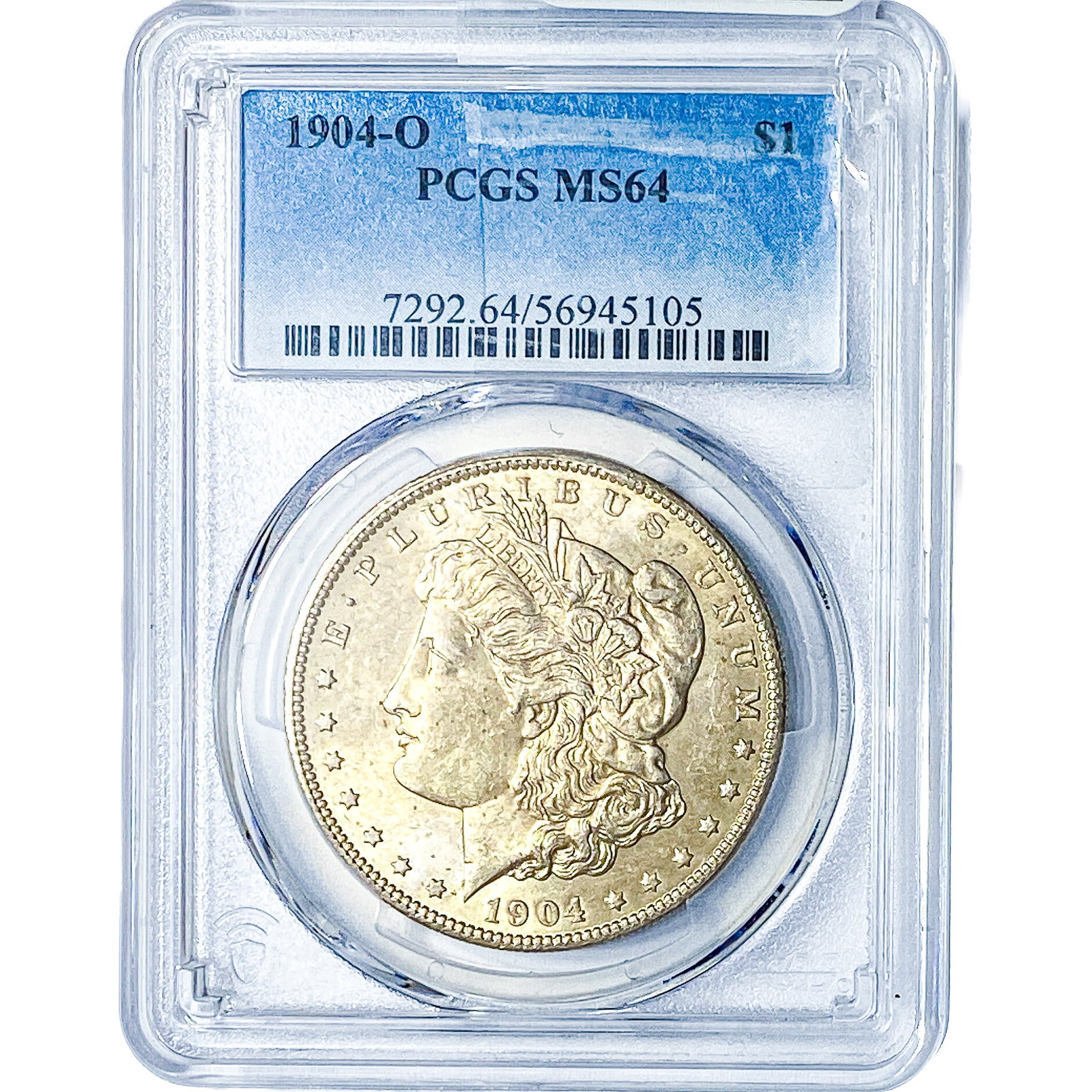 1904-O Morgan Silver Dollar PCGS MS64: 1904-O Morgan Silver Dollar PCGS MS64