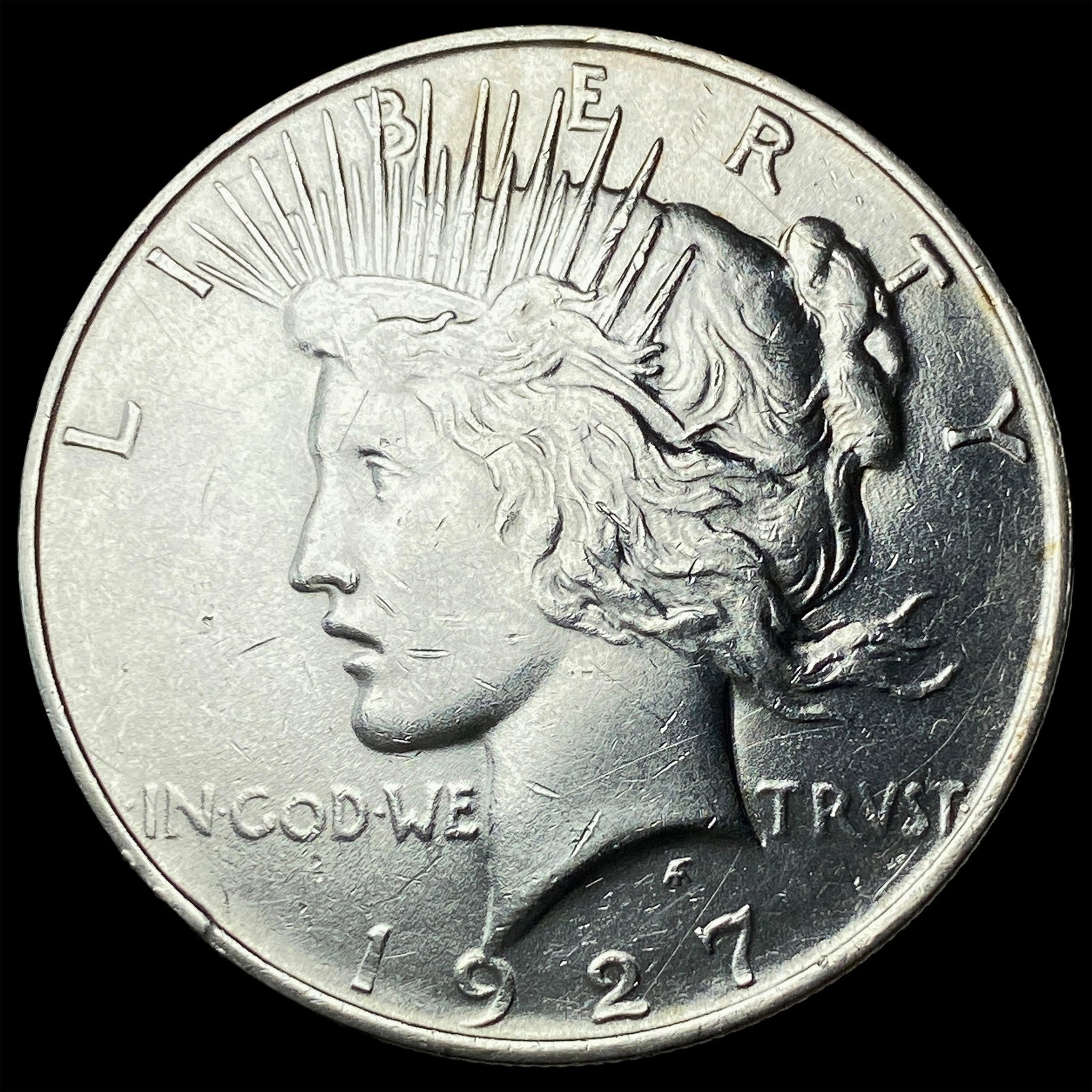1927-D Peace Silver Dollar UNCIRCULATED: 1927-D Peace Silver Dollar UNCIRCULATED