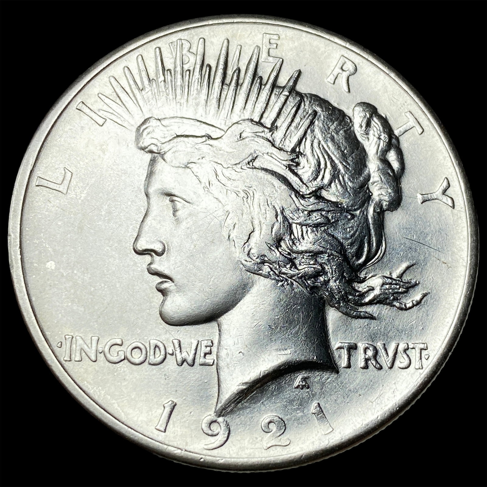 1921 Silver Peace Dollar UNCIRCULATED: 1921 Silver Peace Dollar UNCIRCULATED