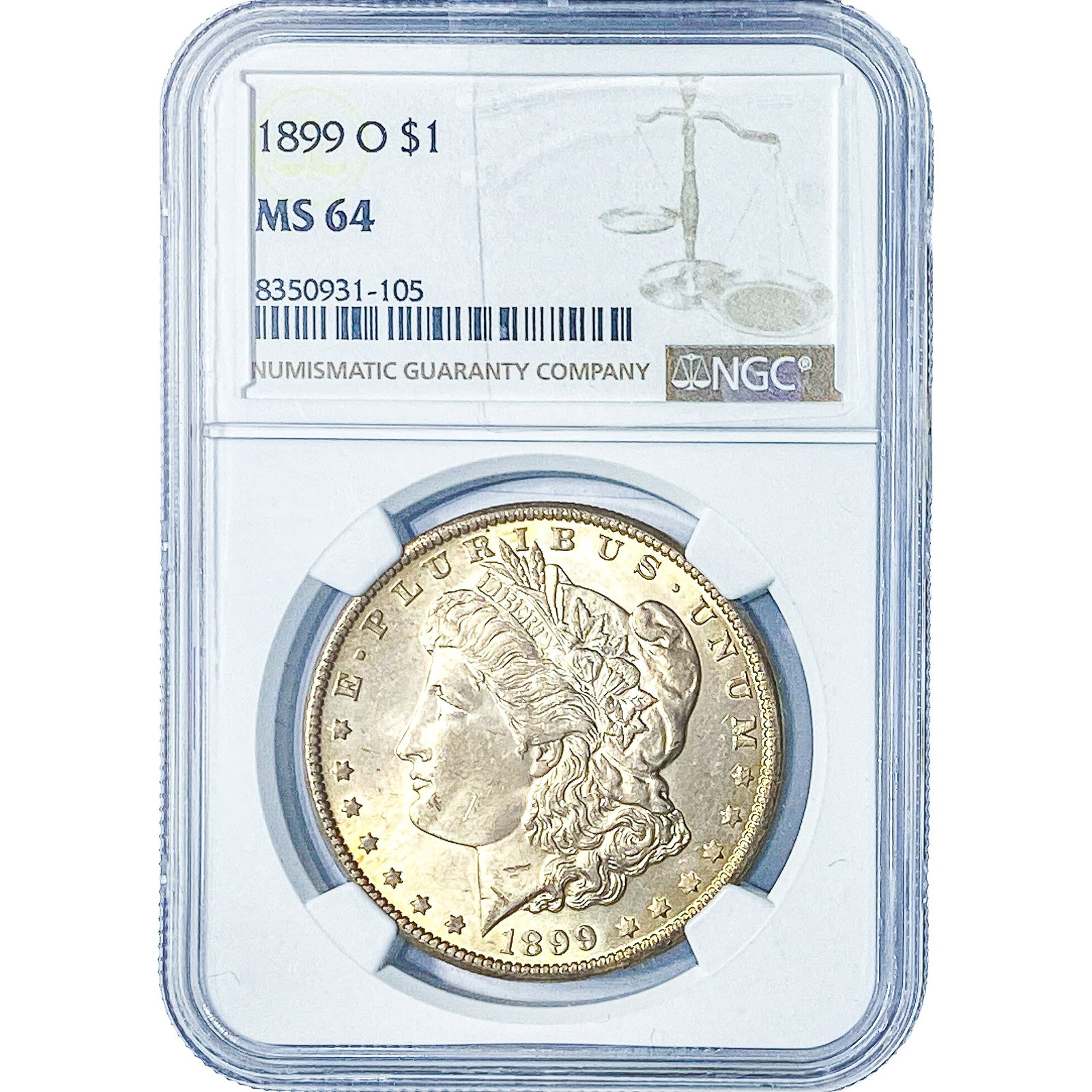1899-O Morgan Silver Dollar NGC MS64 (1 of 2)