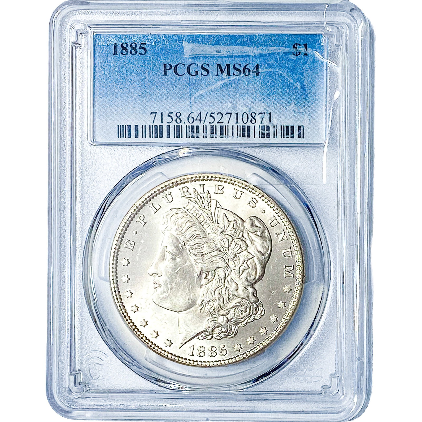 1885 Morgan Silver Dollar PCGS MS64: 1885 Morgan Silver Dollar PCGS MS64