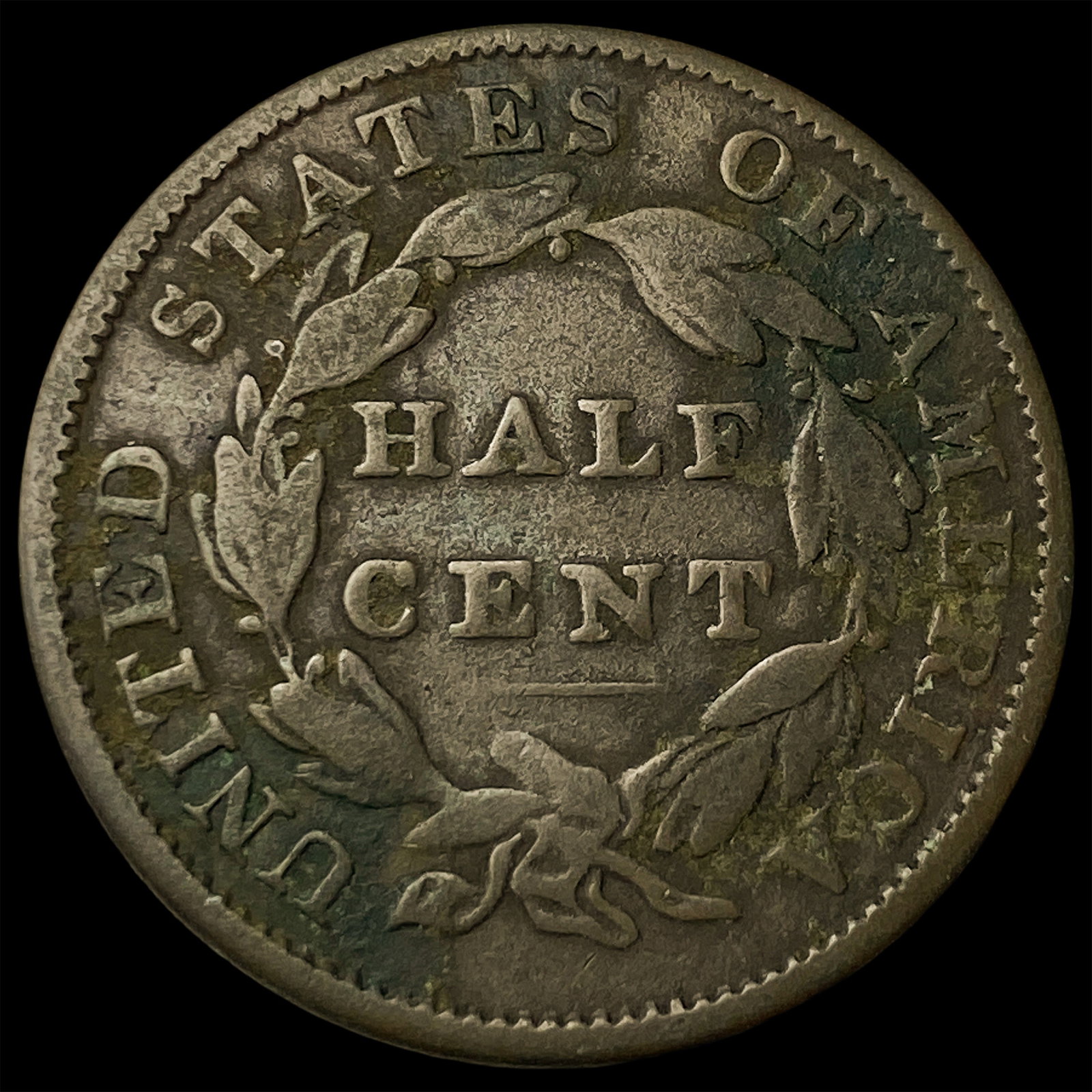 1834 Classic Head Half Cent LIGHTLY CIRCULATED - 2