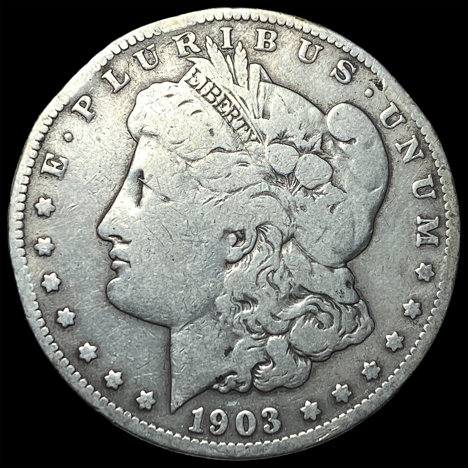1903-S Silver Morgan Dollar LIGHTLY CIRCULATED: 1903-S Silver Morgan Dollar LIGHTLY CIRCULATED