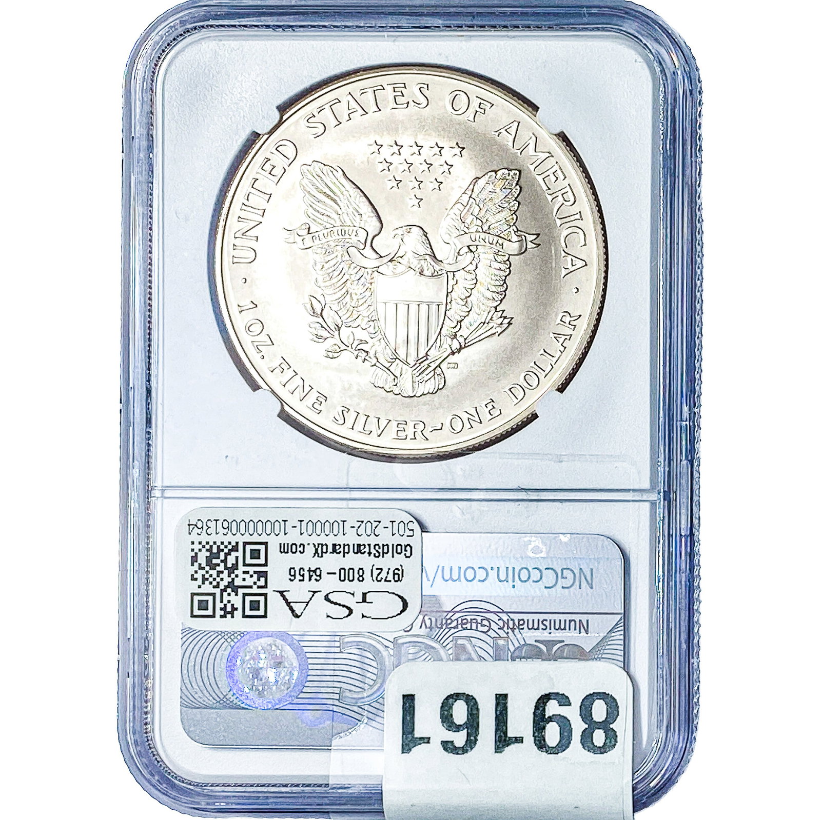 2000 Silver Eagle NGC MS69 - 2