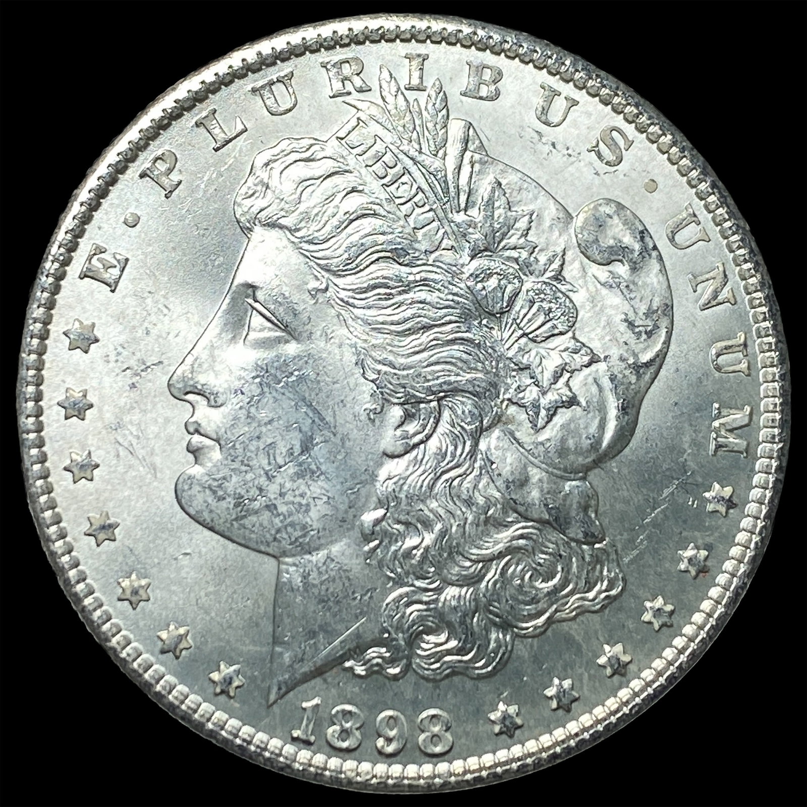 1898 Morgan Silver Dollar CHOICE BU: 1898 Morgan Silver Dollar CHOICE BU