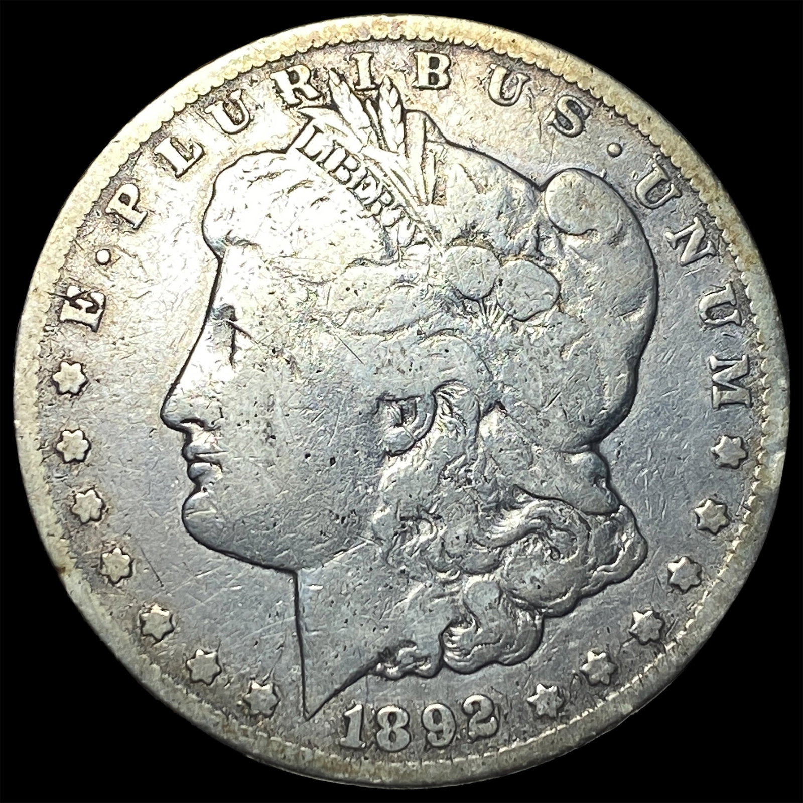 1892-CC Silver Morgan Dollar NICELY CIRCULATED (1 of 2)