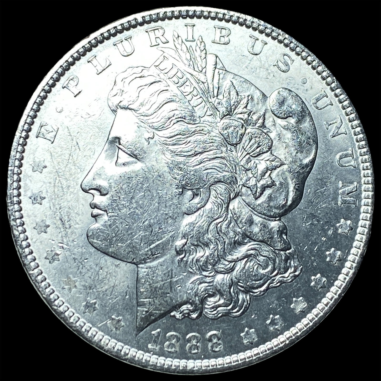 1888 Morgan Silver Dollar UNCIRCULATED: 1888 Morgan Silver Dollar UNCIRCULATED