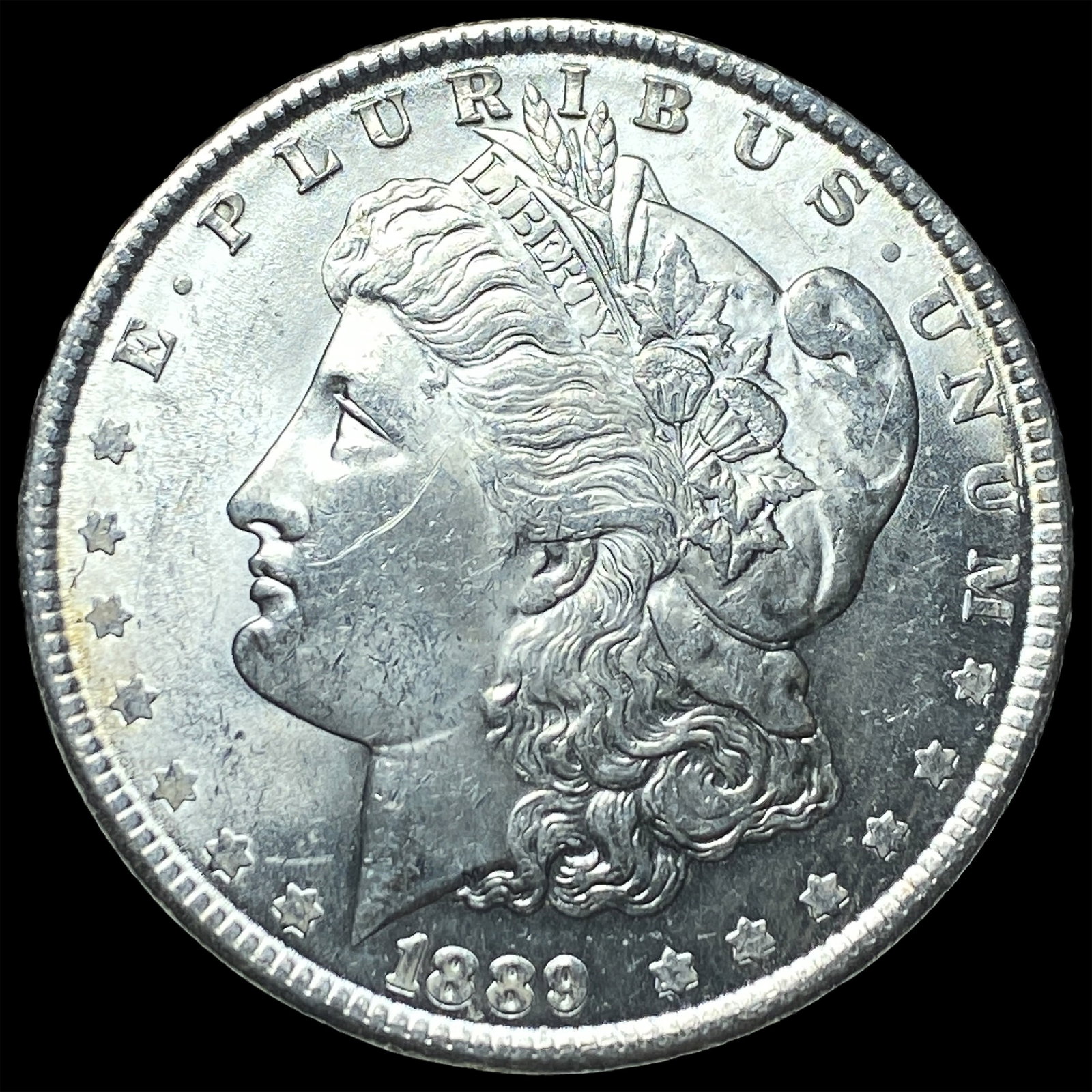1889 Morgan Silver Dollar UNCIRCULATED: 1889 Morgan Silver Dollar UNCIRCULATED