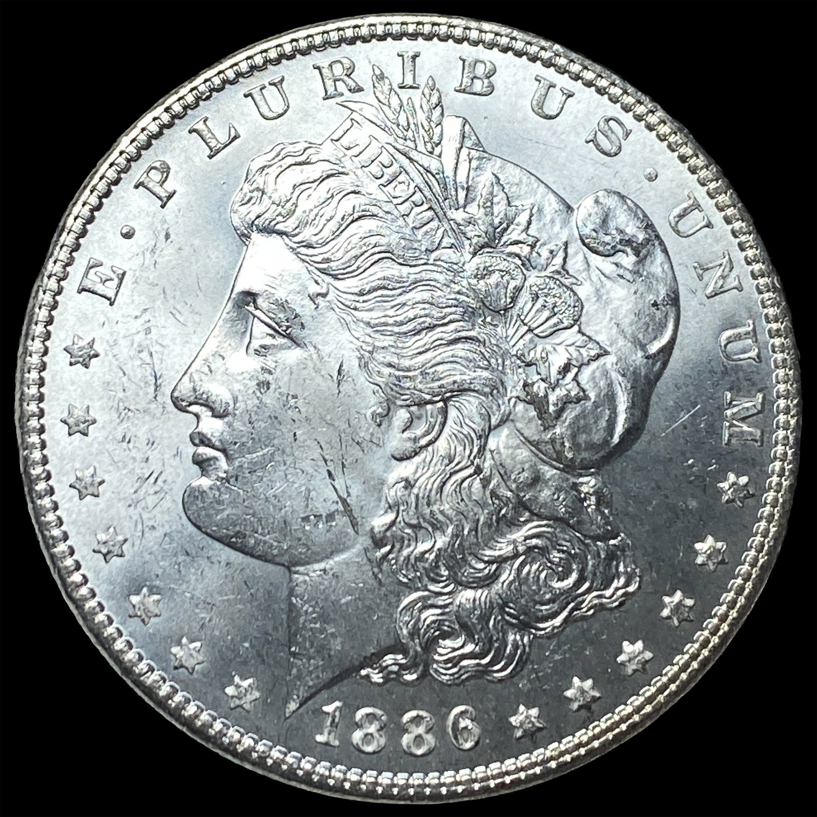 1886 Silver Morgan Dollar CHOICE BU (1 of 2)