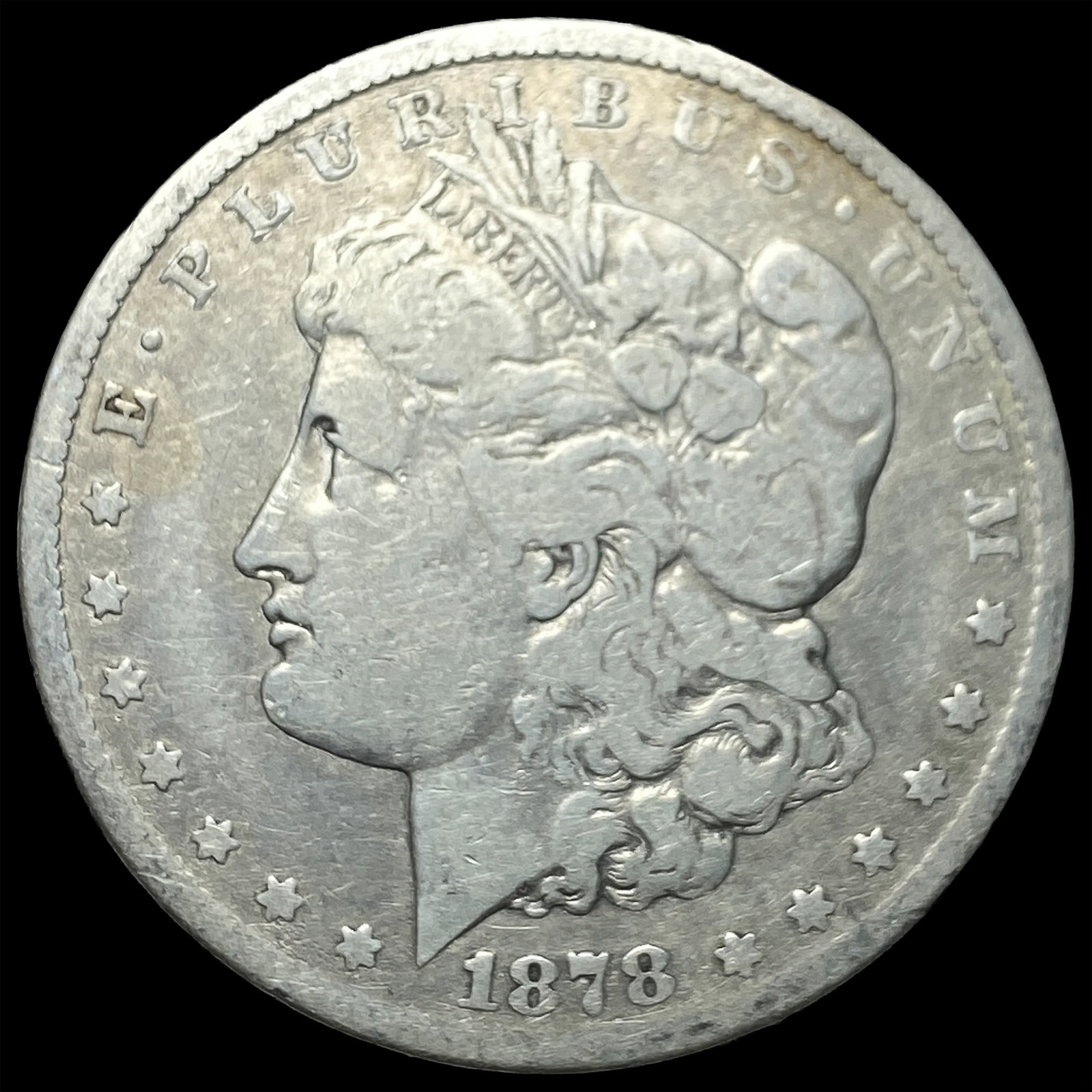 1878-CC Silver Morgan Dollar NICELY CIRCULATED: 1878-CC Silver Morgan Dollar NICELY CIRCULATED