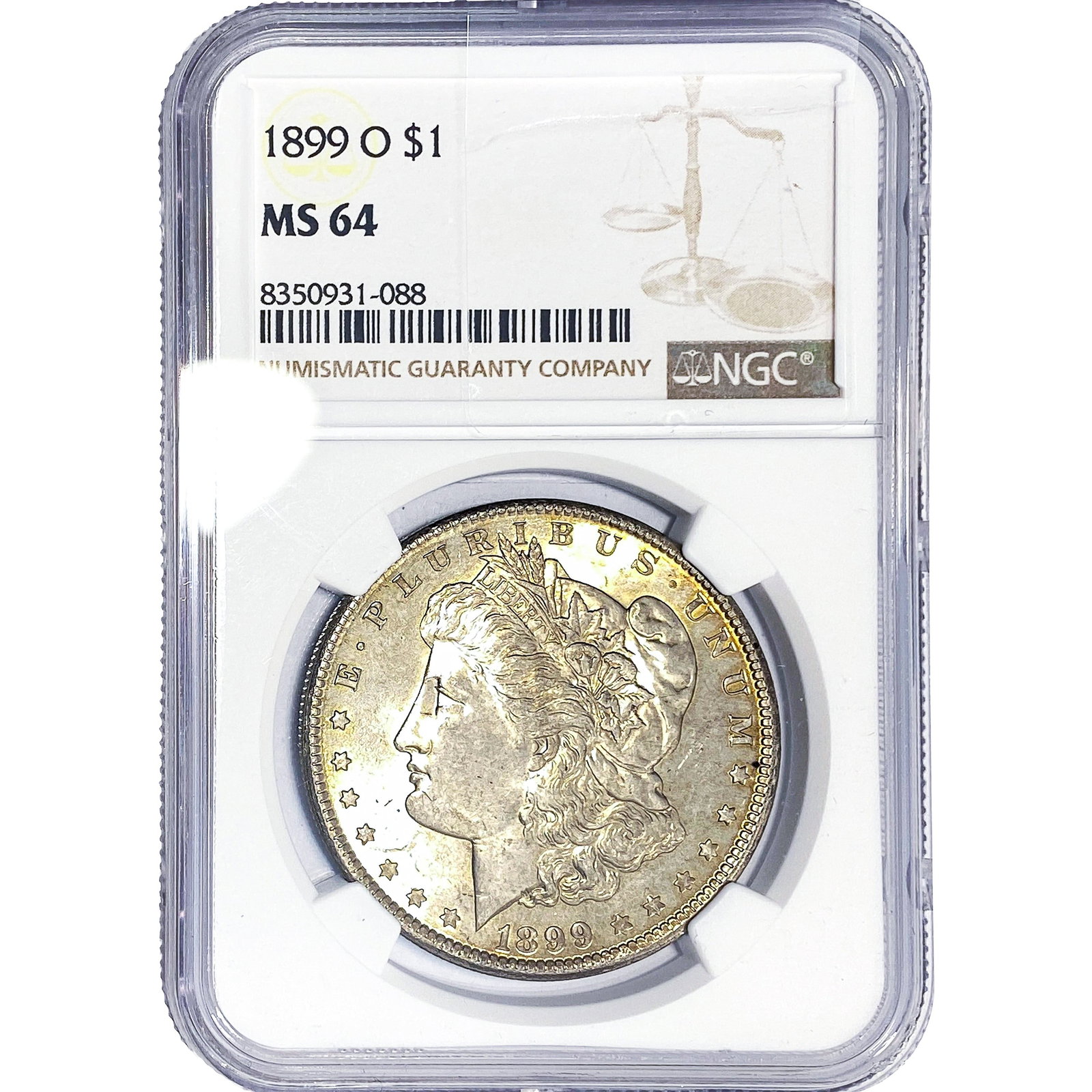 1899-O Morgan Silver Dollar NGC MS64 (1 of 2)