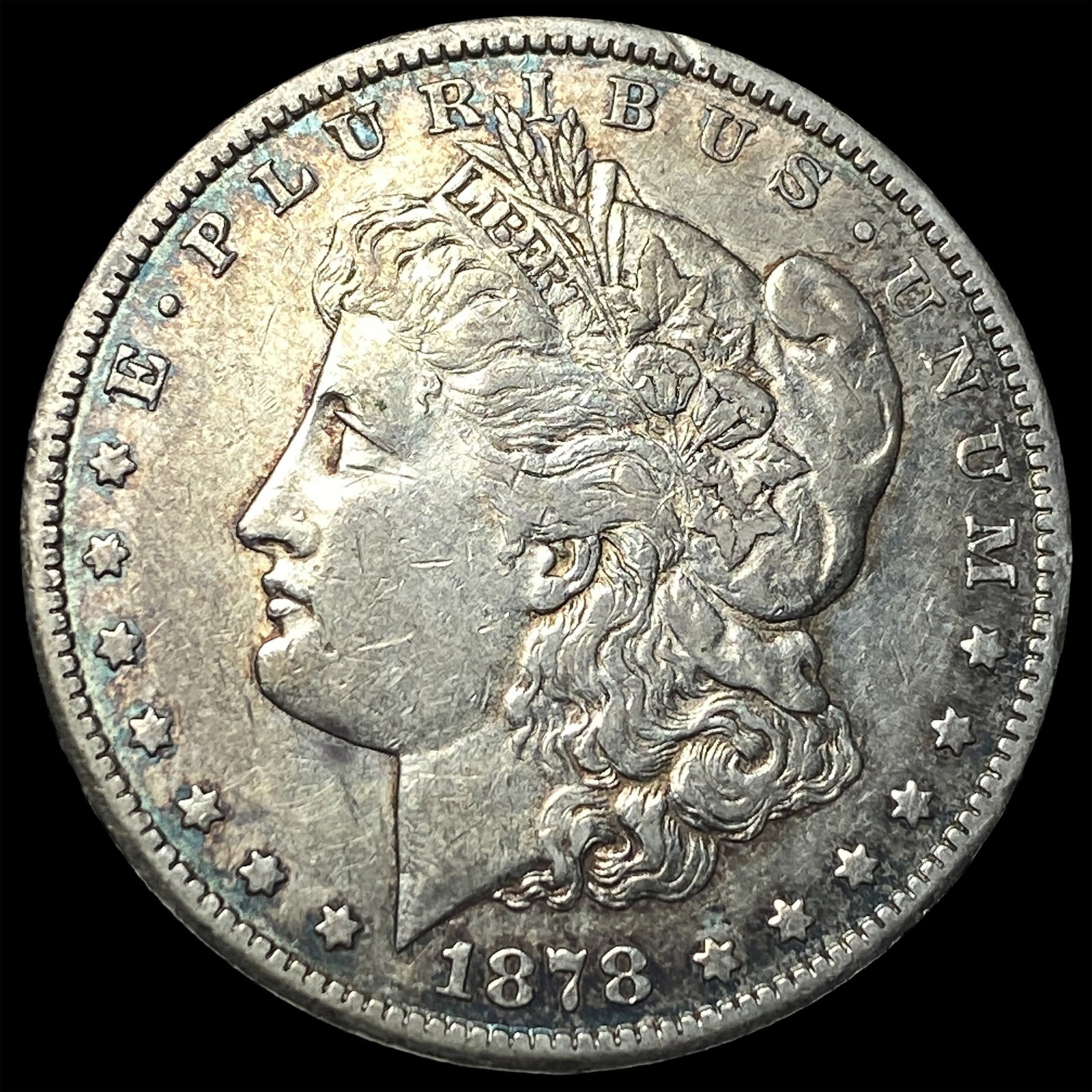 1878-S Silver Morgan Dollar NEARLY UNCIRCULATED: 1878-S Silver Morgan Dollar NEARLY UNCIRCULATED
