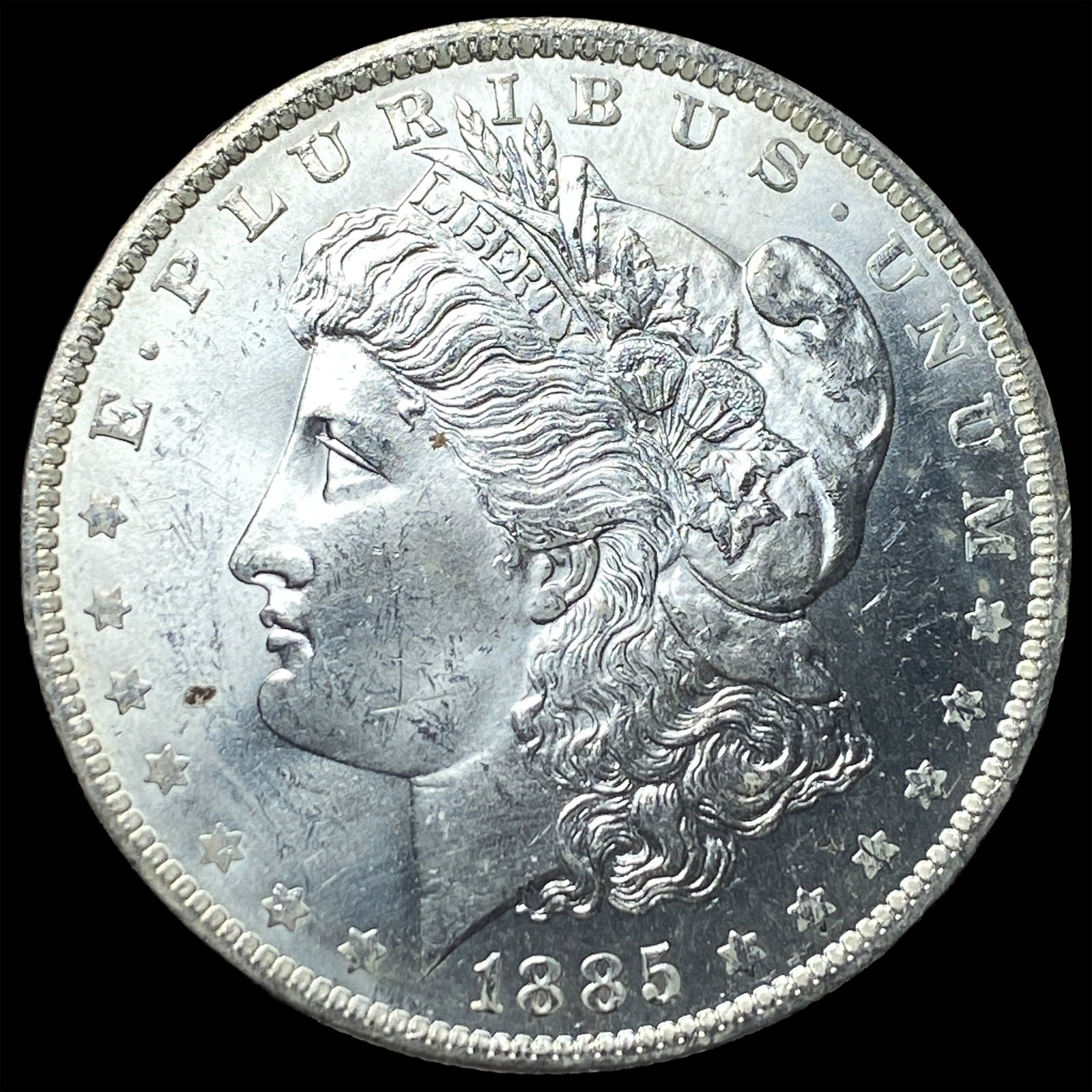 1885 Silver Morgan Dollar CHOICE BU: 1885 Silver Morgan Dollar CHOICE BU