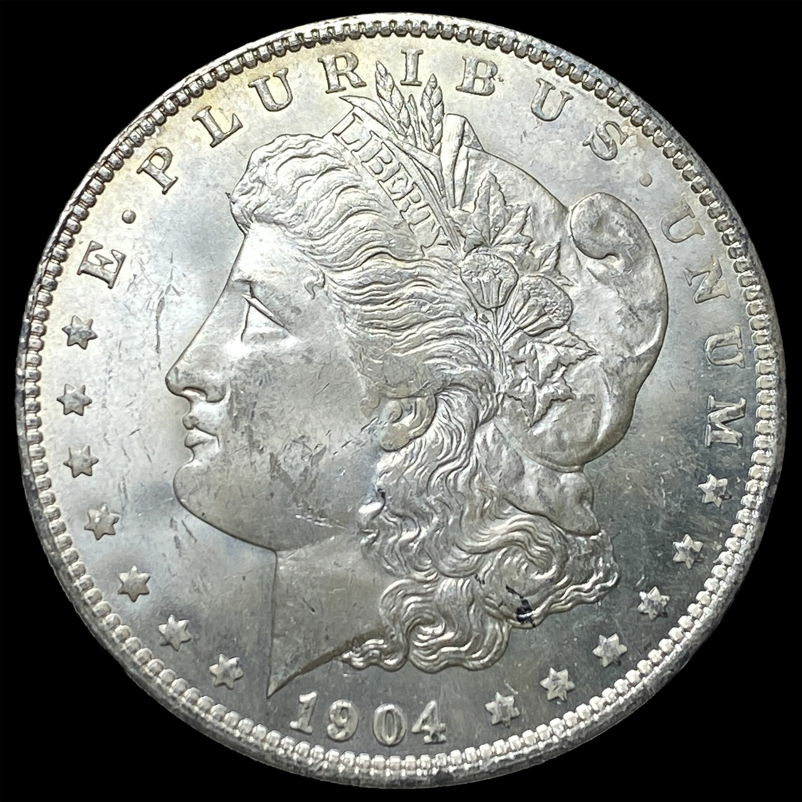 1904-O Silver Morgan Dollar CHOICE BU: 1904-O Silver Morgan Dollar CHOICE BU