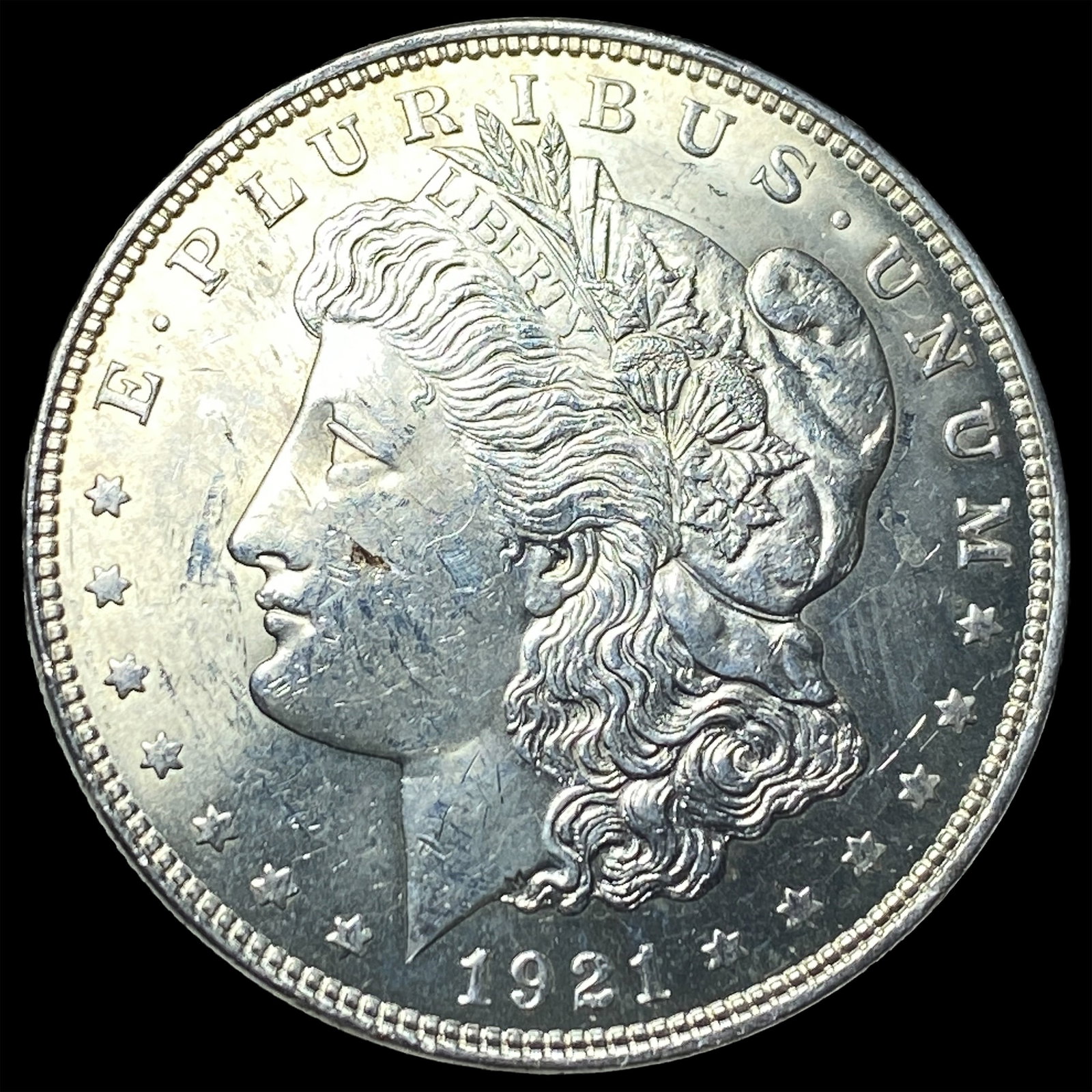 1921 Silver Morgan Dollar UNCIRCULATED: 1921 Silver Morgan Dollar UNCIRCULATED