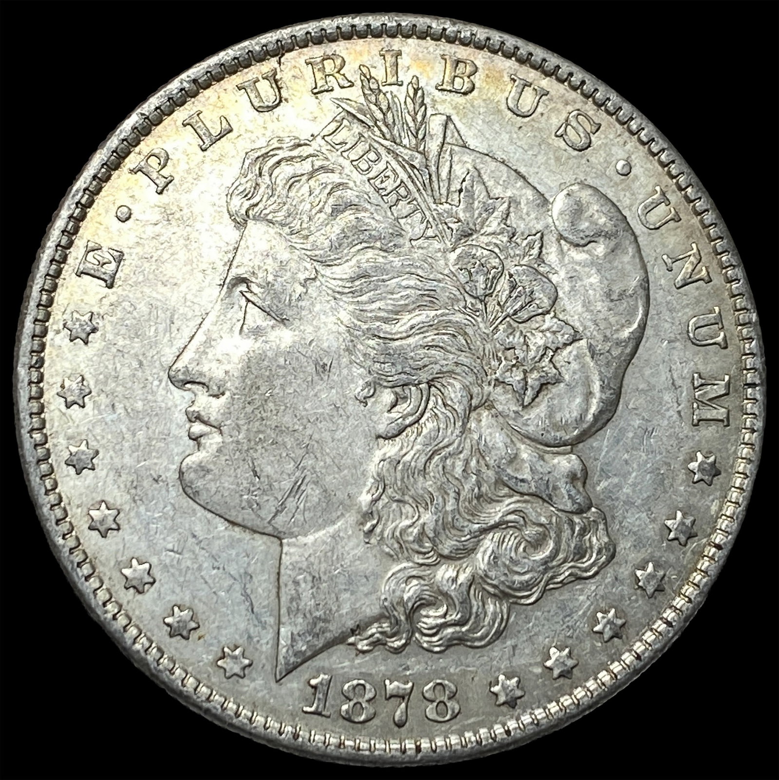 1878 Silver Morgan Dollar CLOSELY UNCIRCULATED: 1878 Silver Morgan Dollar CLOSELY UNCIRCULATED