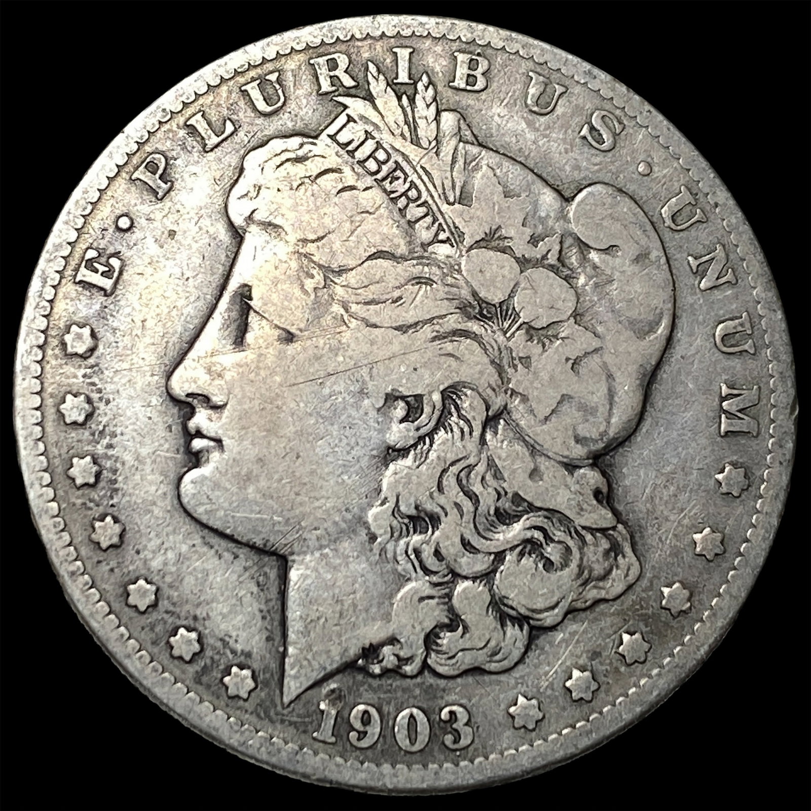1903-S Silver Morgan Dollar LIGHTLY CIRCULATED: 1903-S Silver Morgan Dollar LIGHTLY CIRCULATED