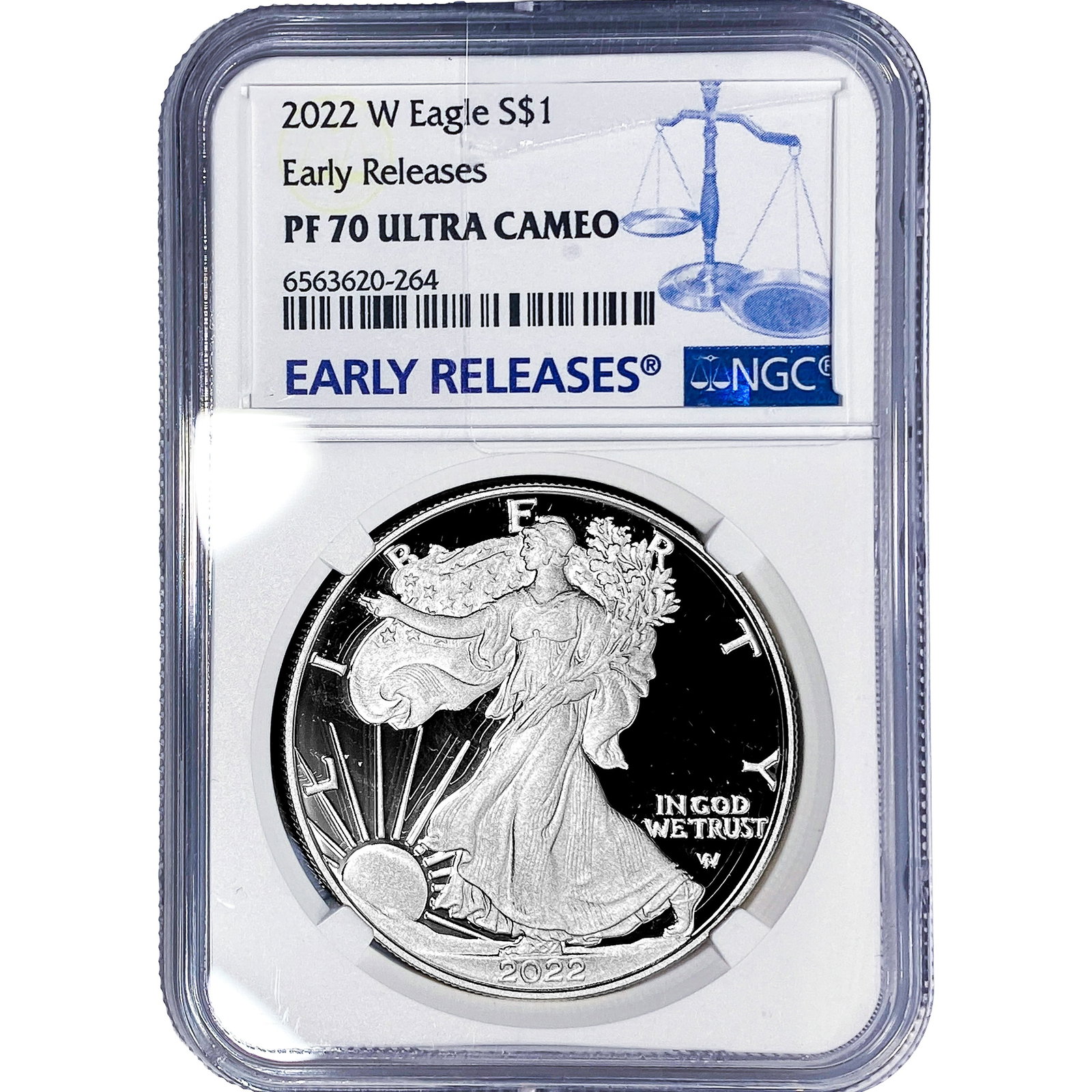 2022-W Silver Eagle NGC PF70 Ultra Cameo (1 of 2)
