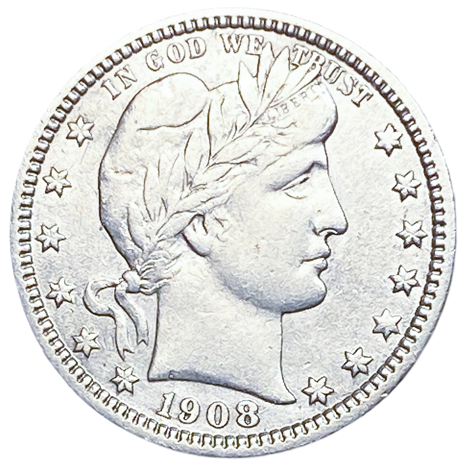 1908-S Barber Quarter (1 of 2)