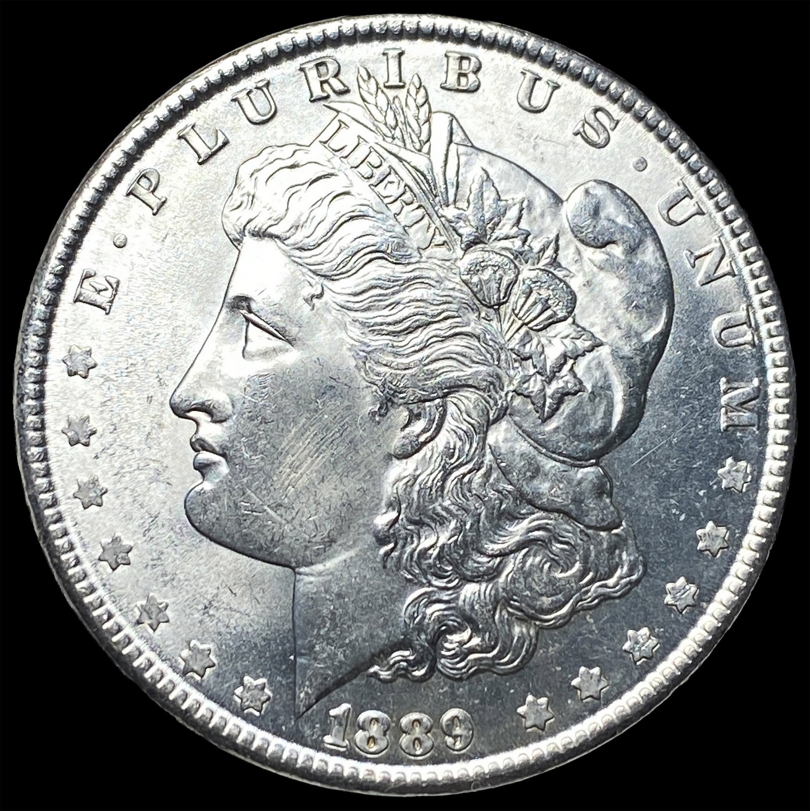 1889 Morgan Silver Dollar UNCIRCULATED: 1889 Morgan Silver Dollar UNCIRCULATED