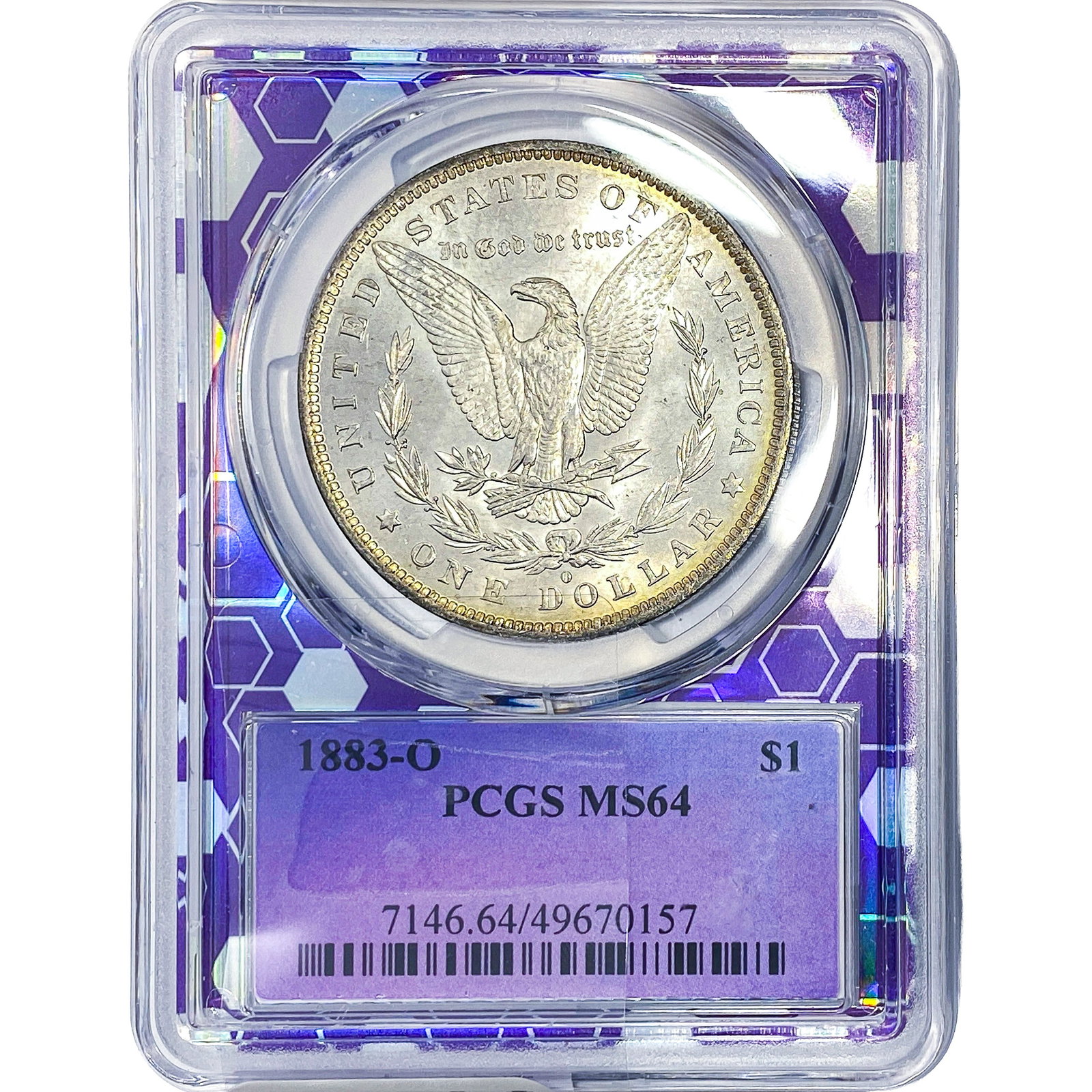 1883-O Morgan Silver Dollar PCGS MS64: 1883-O Morgan Silver Dollar PCGS MS64