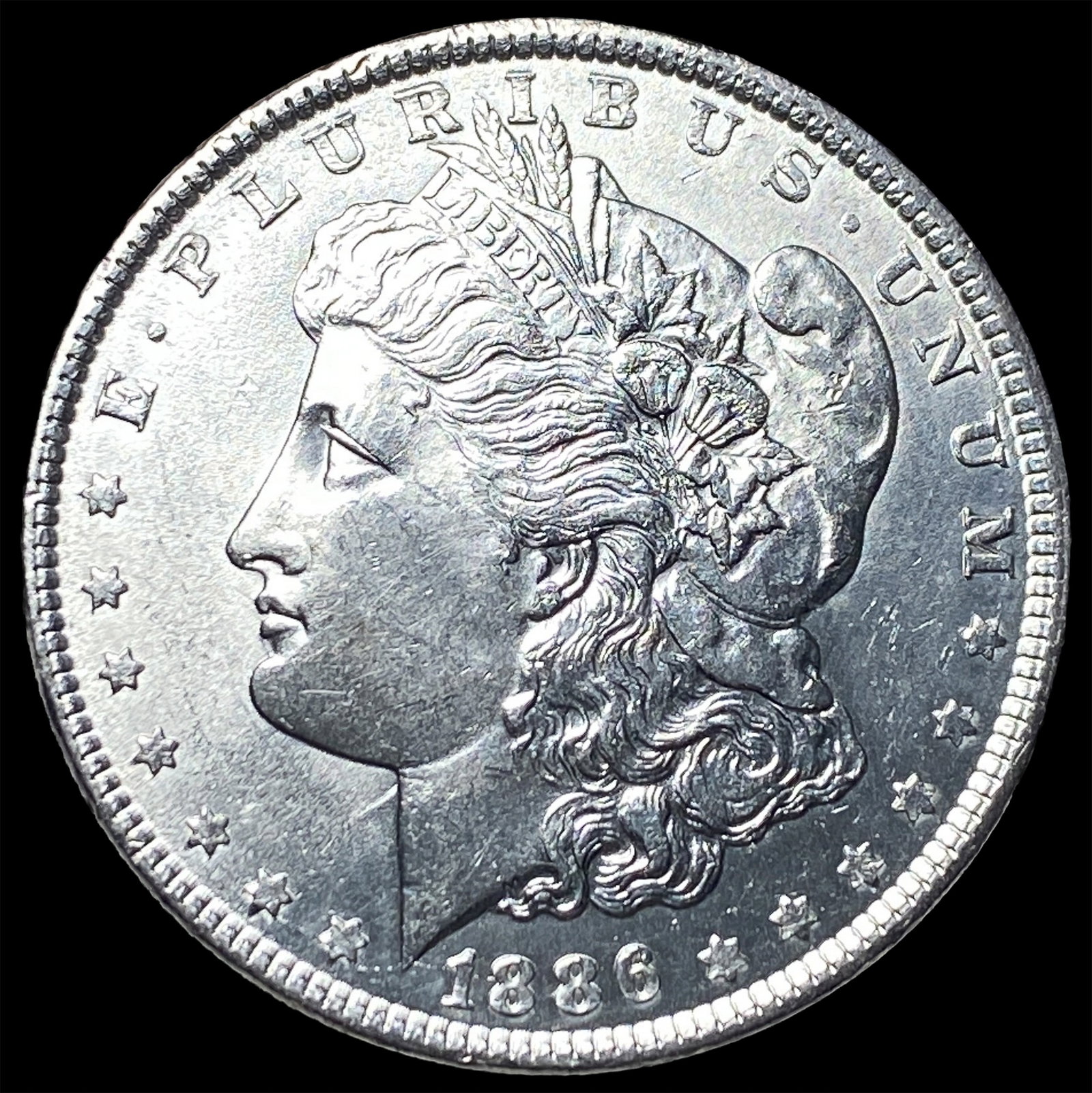 1886 Morgan Silver Dollar UNCIRCULATED: 1886 Morgan Silver Dollar UNCIRCULATED