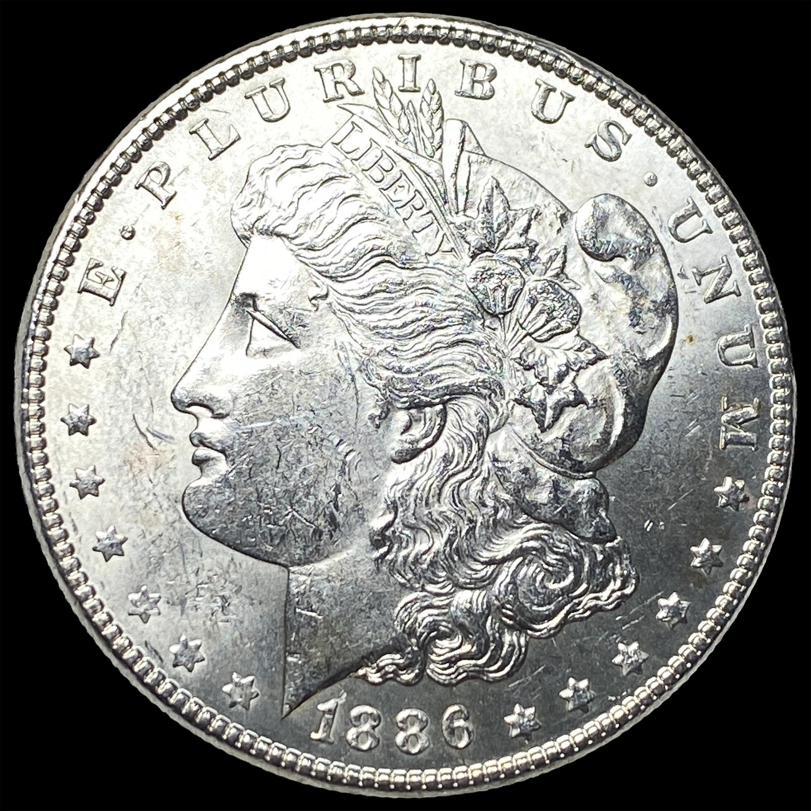 1886 Silver Morgan Dollar UNCIRCULATED: 1886 Silver Morgan Dollar UNCIRCULATED
