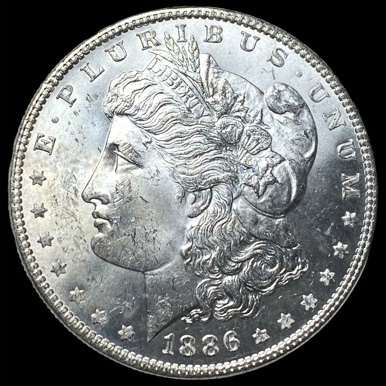 1886 Silver Morgan Dollar UNCIRCULATED: 1886 Silver Morgan Dollar UNCIRCULATED