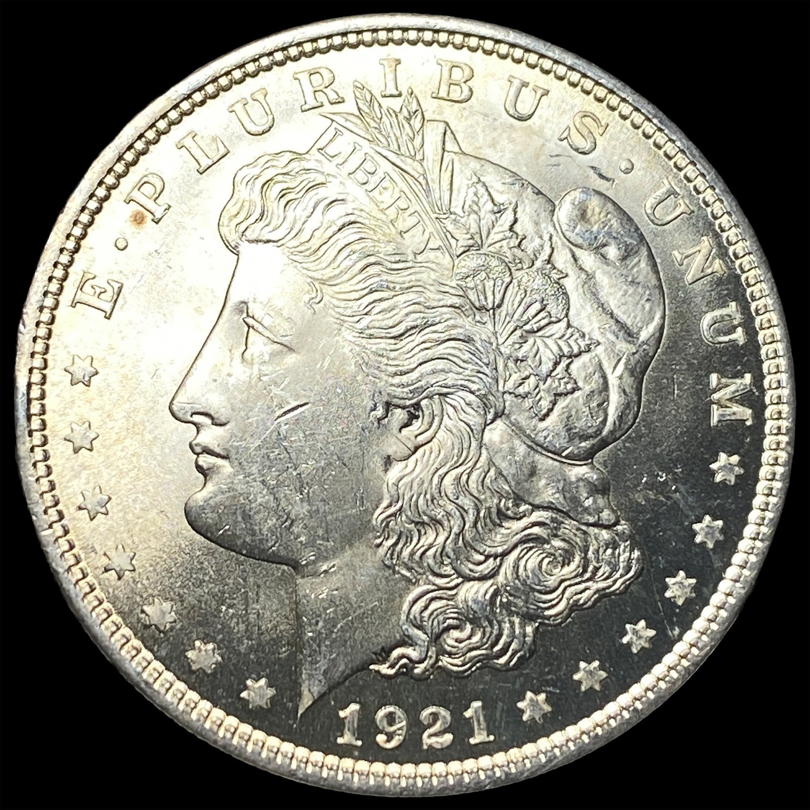 1921 Silver Morgan Dollar UNCIRCULATED: 1921 Silver Morgan Dollar UNCIRCULATED