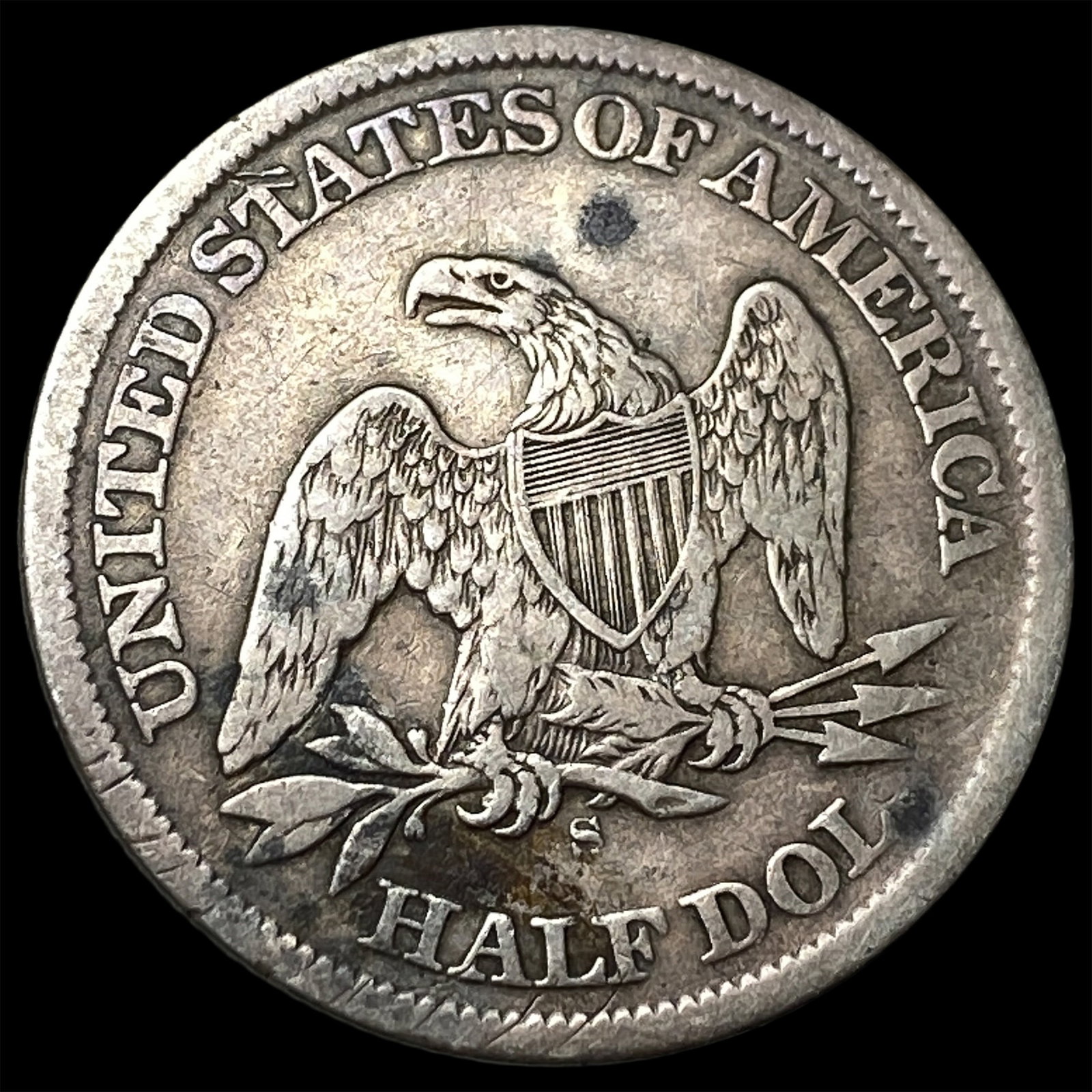 1863-S Silver Half Dollar ABOUT UNCIRCULATED - 2