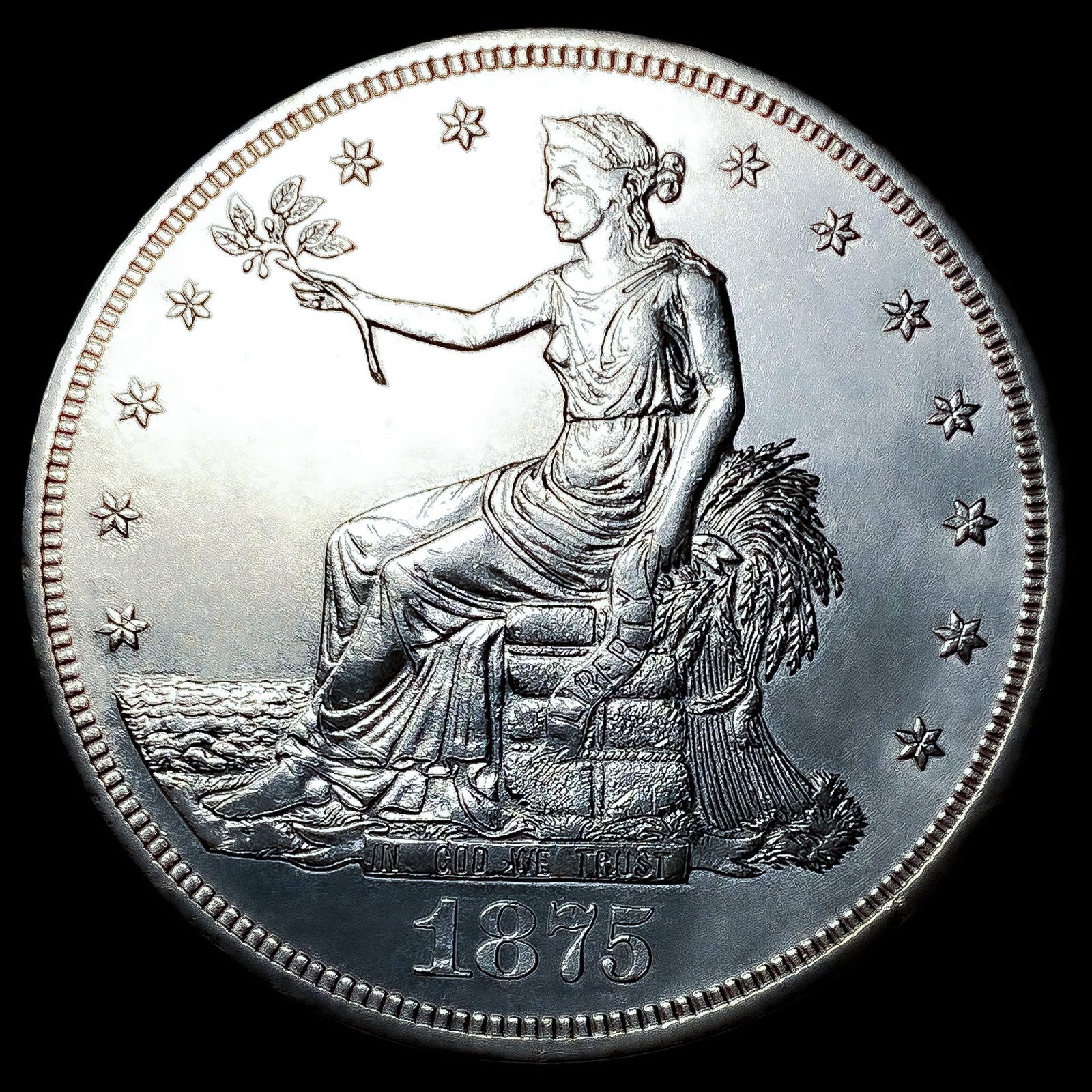 1875-CC Silver Trade Dollar (1 of 2)