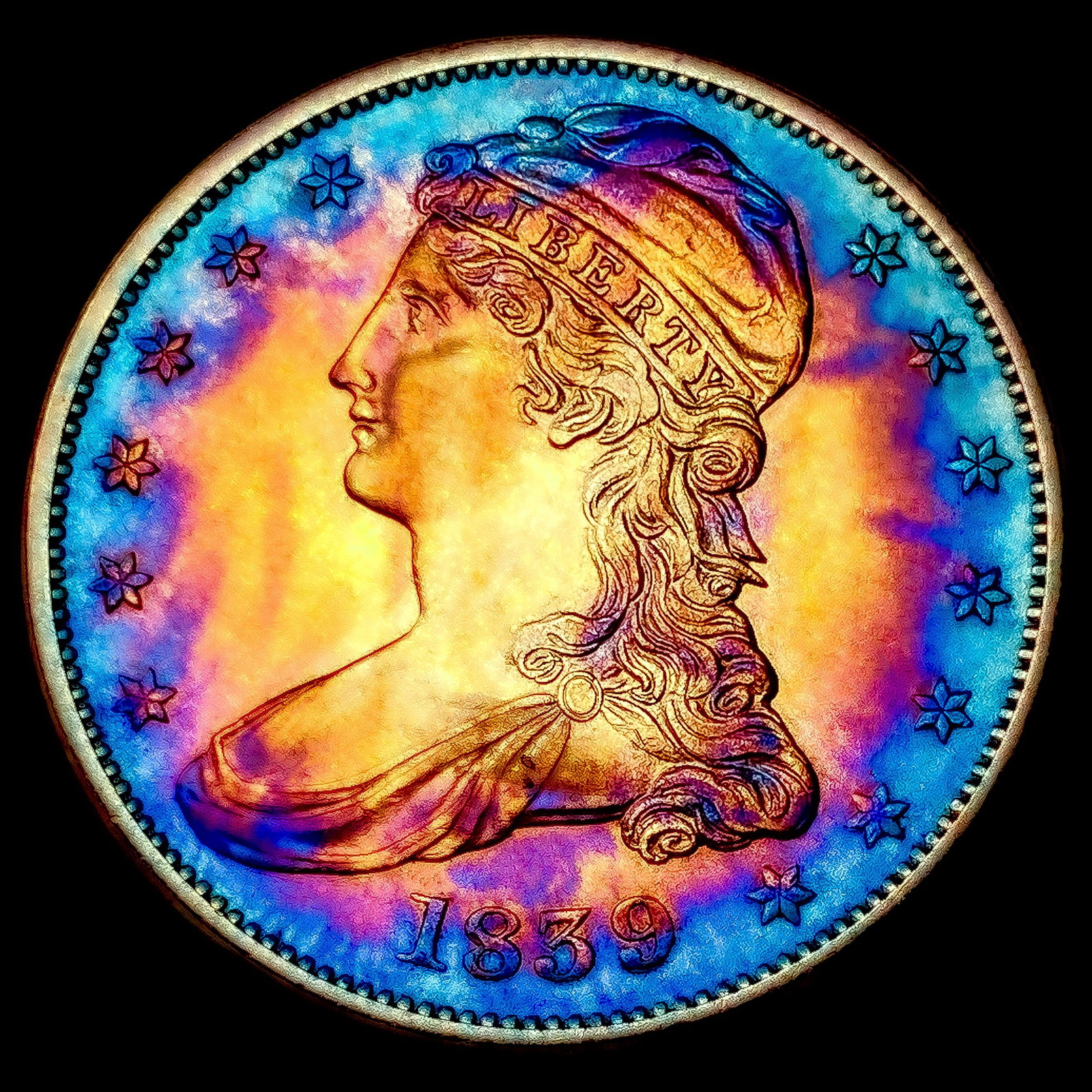 1839 Capped Bust Half Dollar (1 of 2)