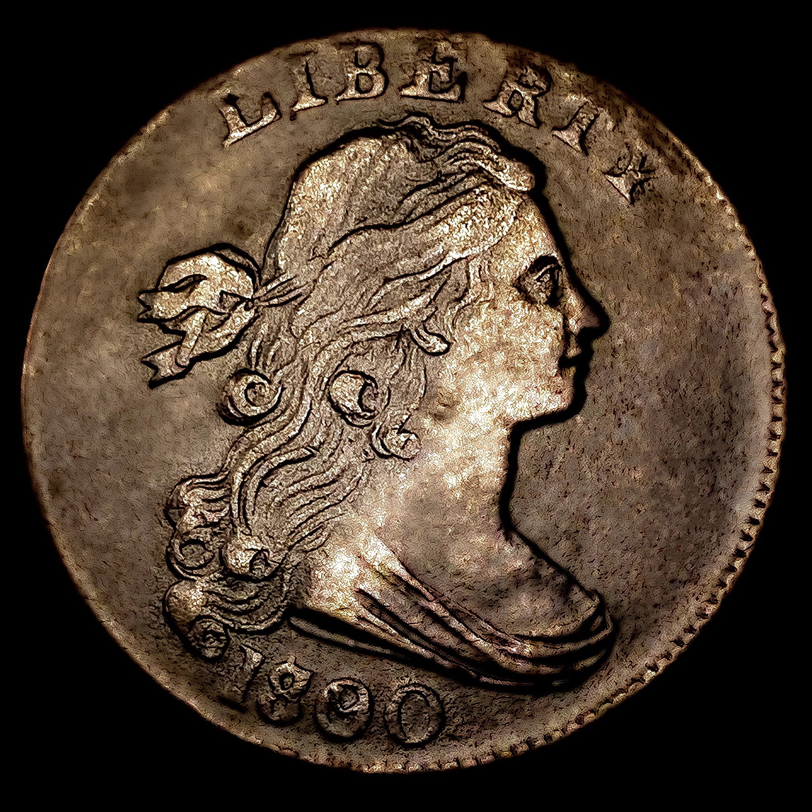 1800/79 Draped Bust Large Cent (1 of 2)