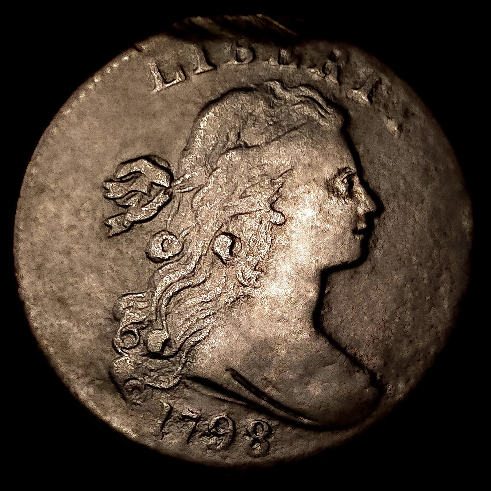 1798 Draped Bust Large Cent: 1798 Draped Bust Large Cent