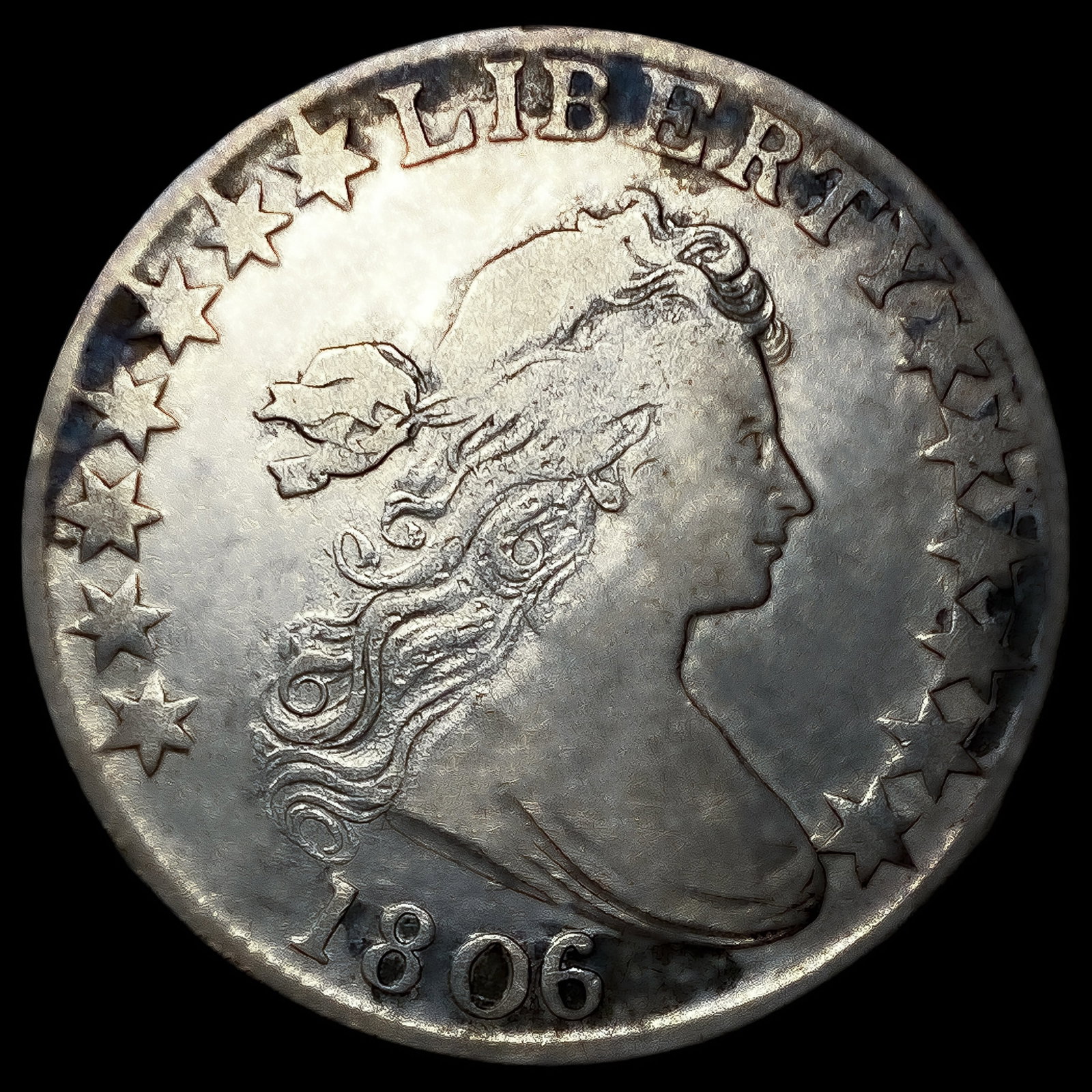 1806/5 Draped Bust Half Dollar (1 of 2)