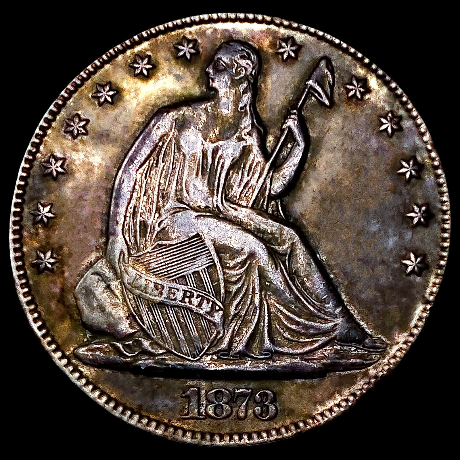 1873-CC Seated Liberty Half Dollar (1 of 2)