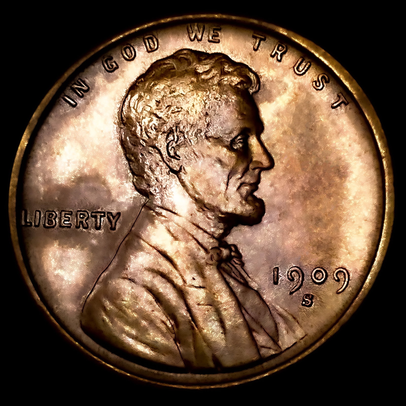 1909-S VDB Wheat Cent: 1909-S VDB Wheat Cent
