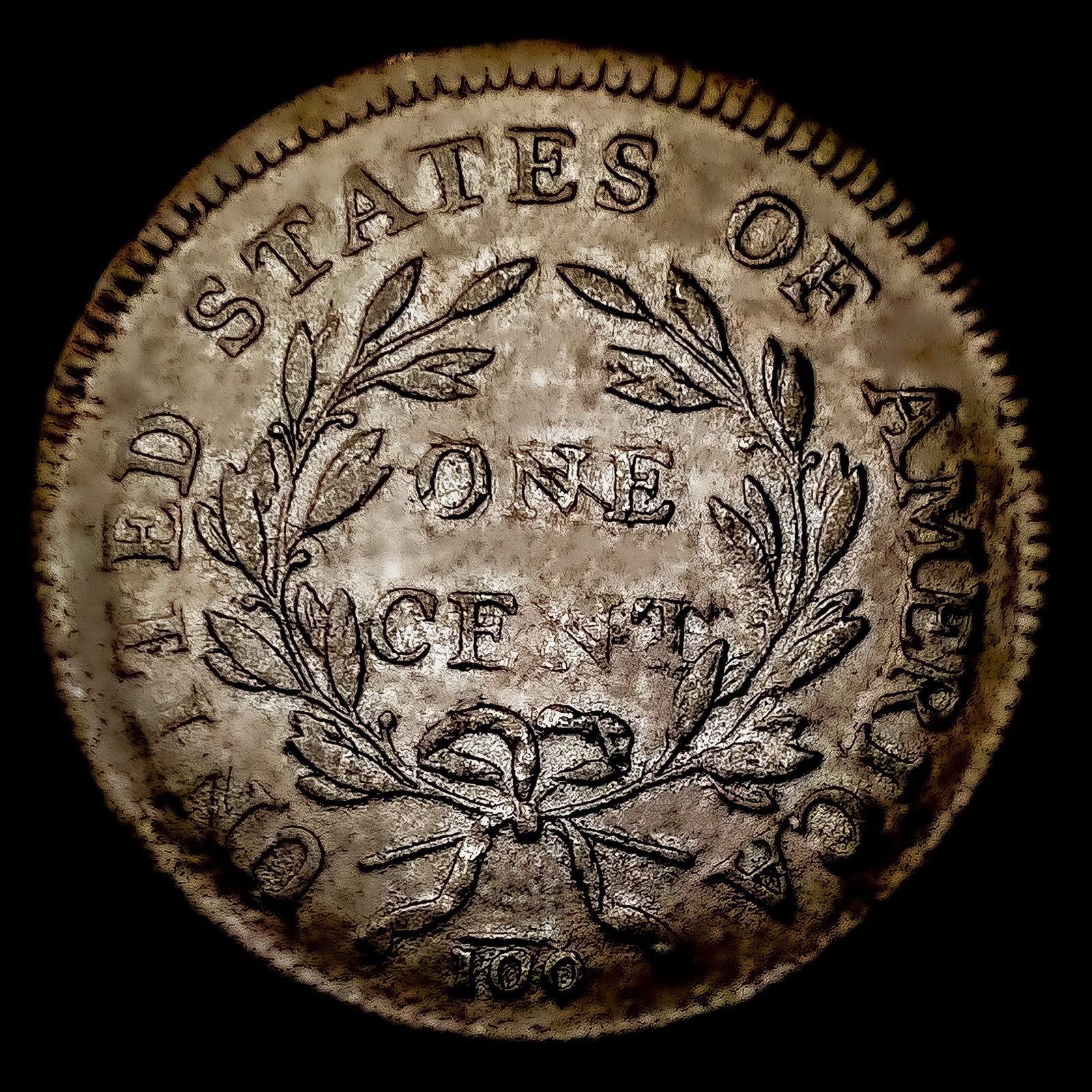 1797 Draped Bust Large Cent LIGHTLY CIRCULATED - 2