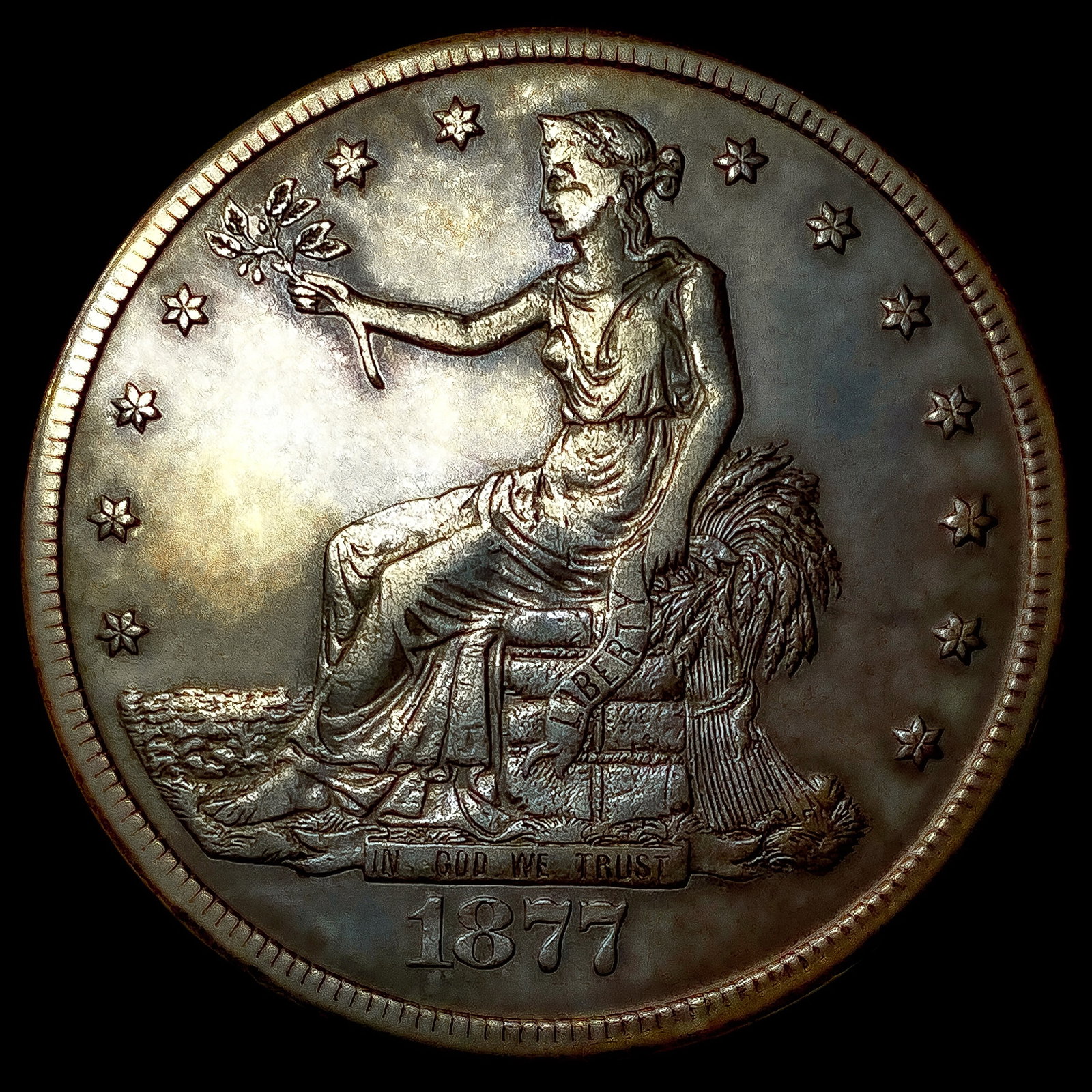 1877-CC Silver Trade Dollar (1 of 2)