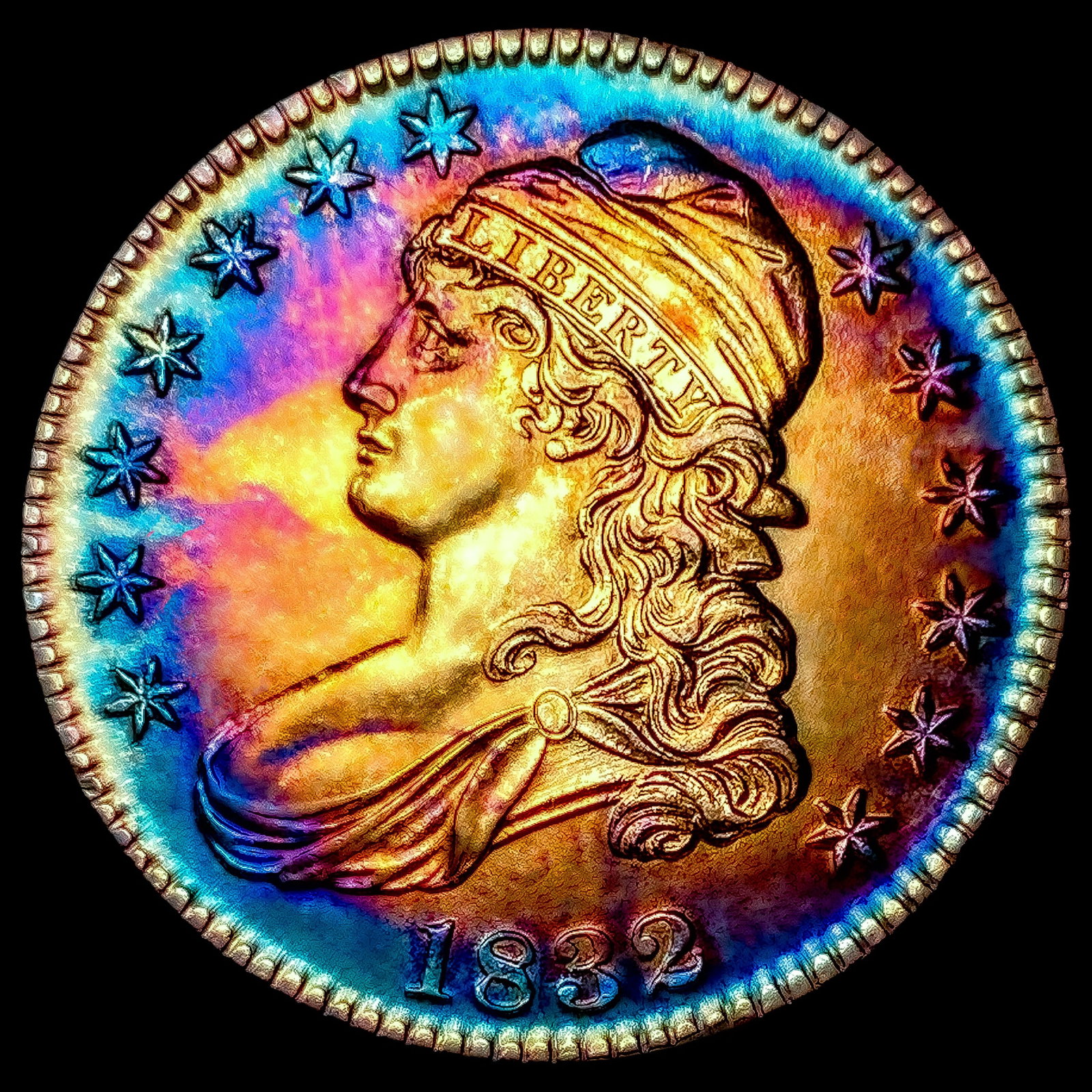 1832 Capped Bust Half Dollar (1 of 2)