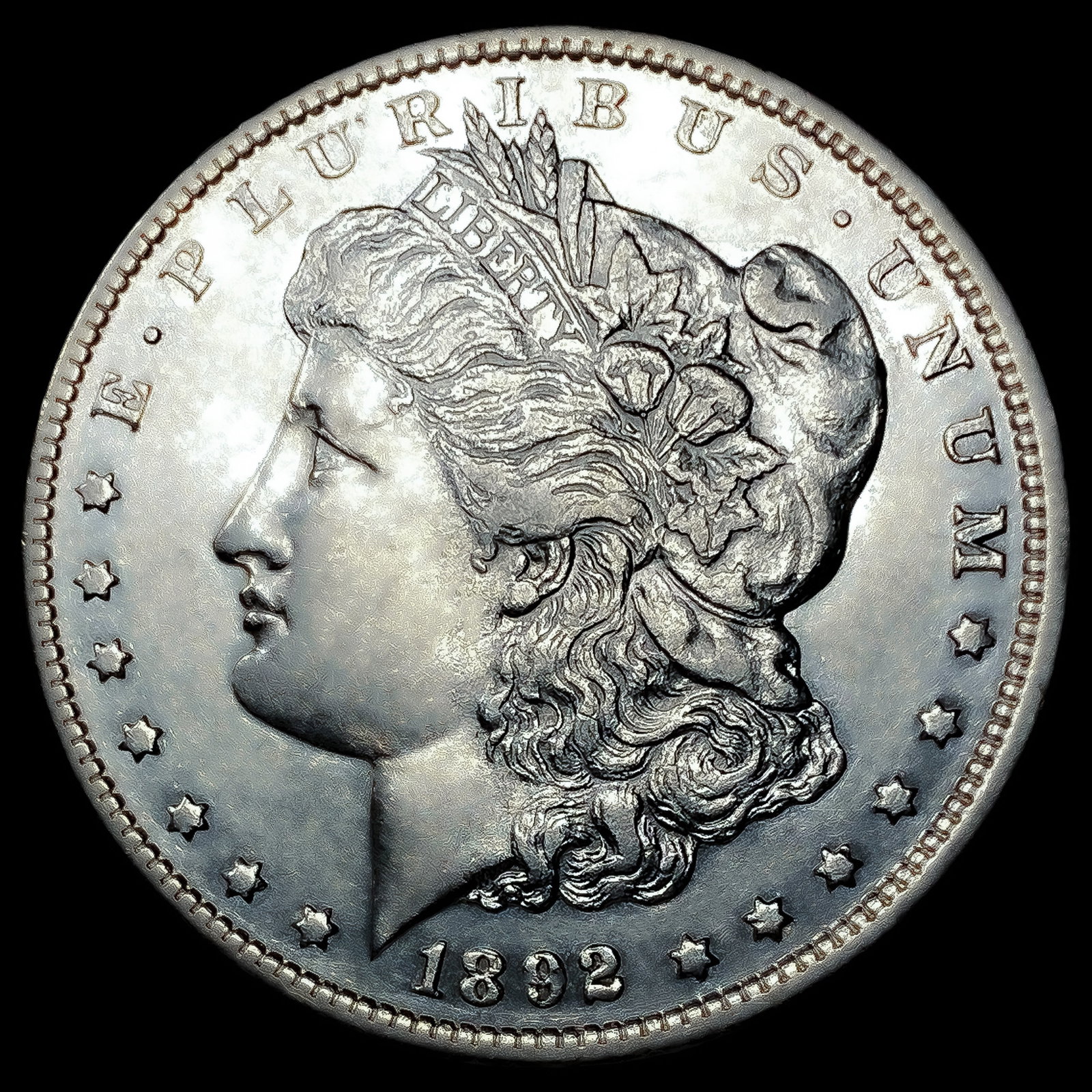 1892-CC Morgan Silver Dollar: 1892-CC Morgan Silver Dollar