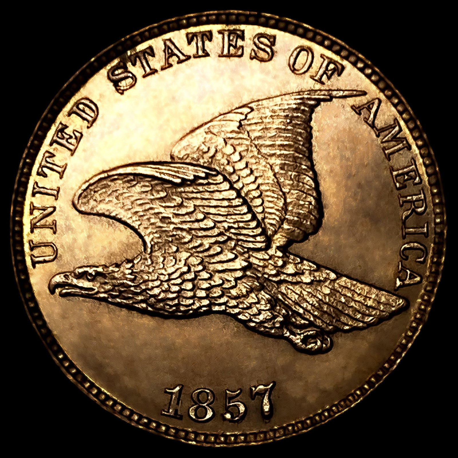 1857 Flying Eagle Cent (1 of 2)