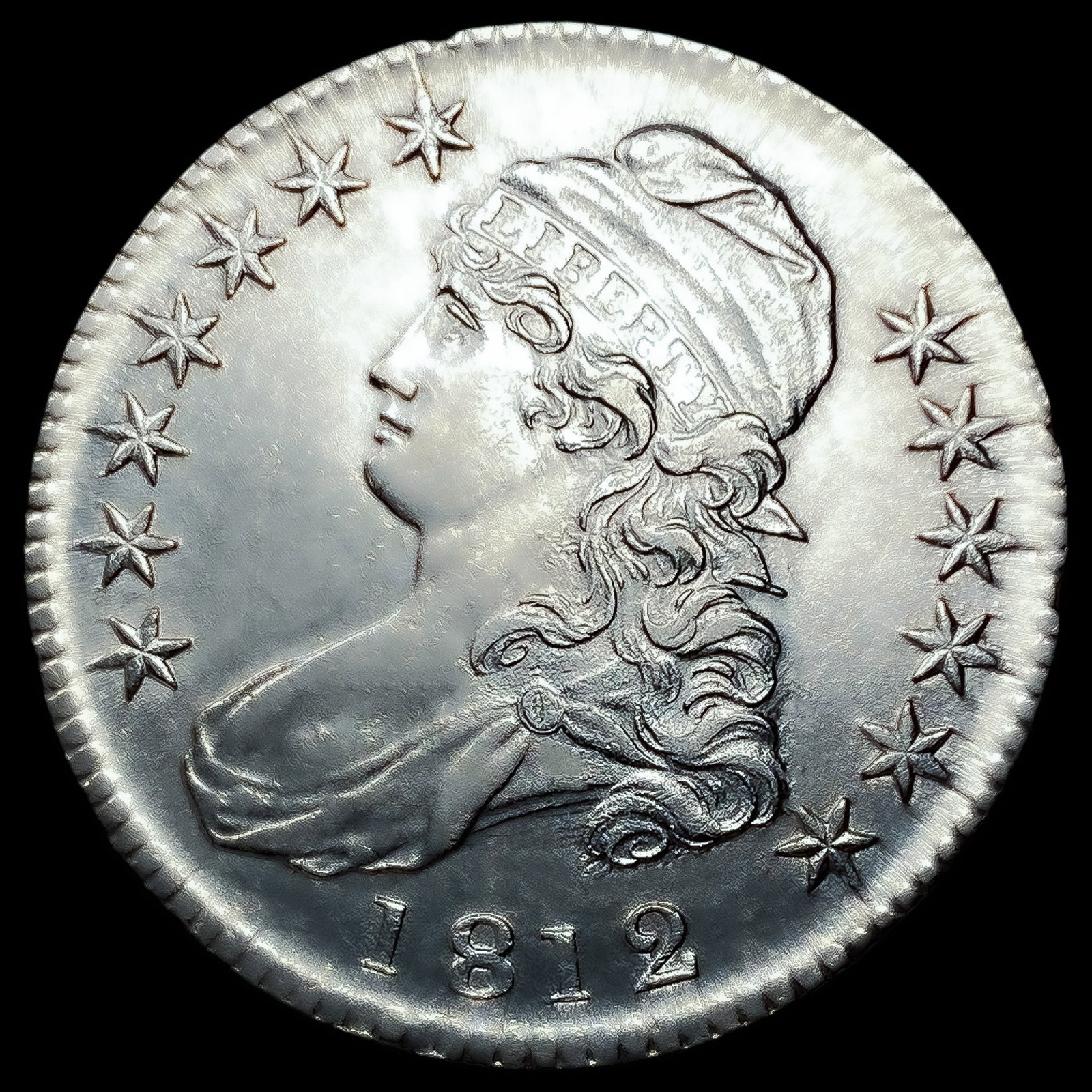 1812 Capped Bust Half Dollar (1 of 2)
