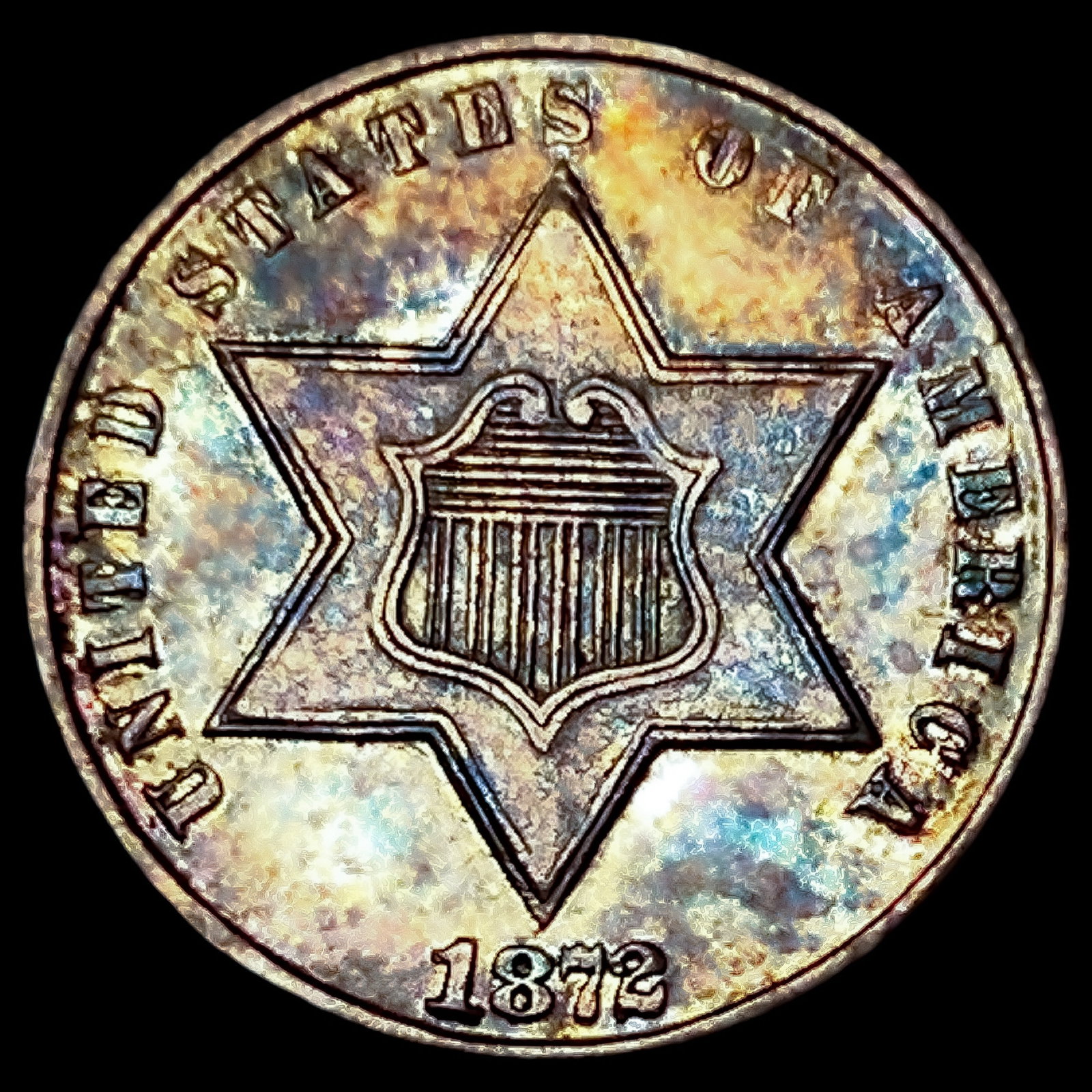 1872 Silver Three Cent (1 of 2)